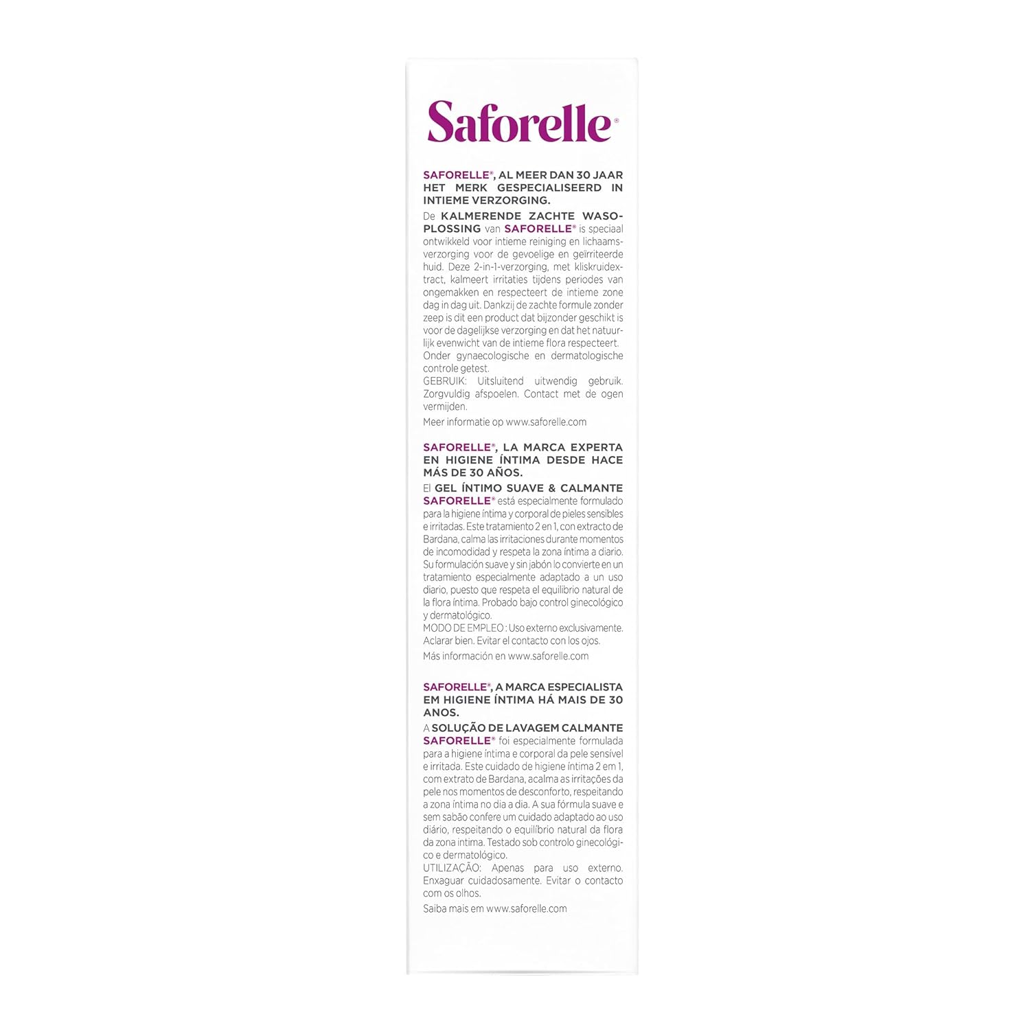Saforelle Gentle Cleansing Care 500Ml