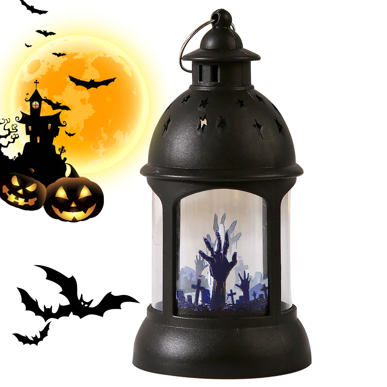 Amazon.co.jp: ハロウィン ポータブル ランタン | ハロウィンランタン