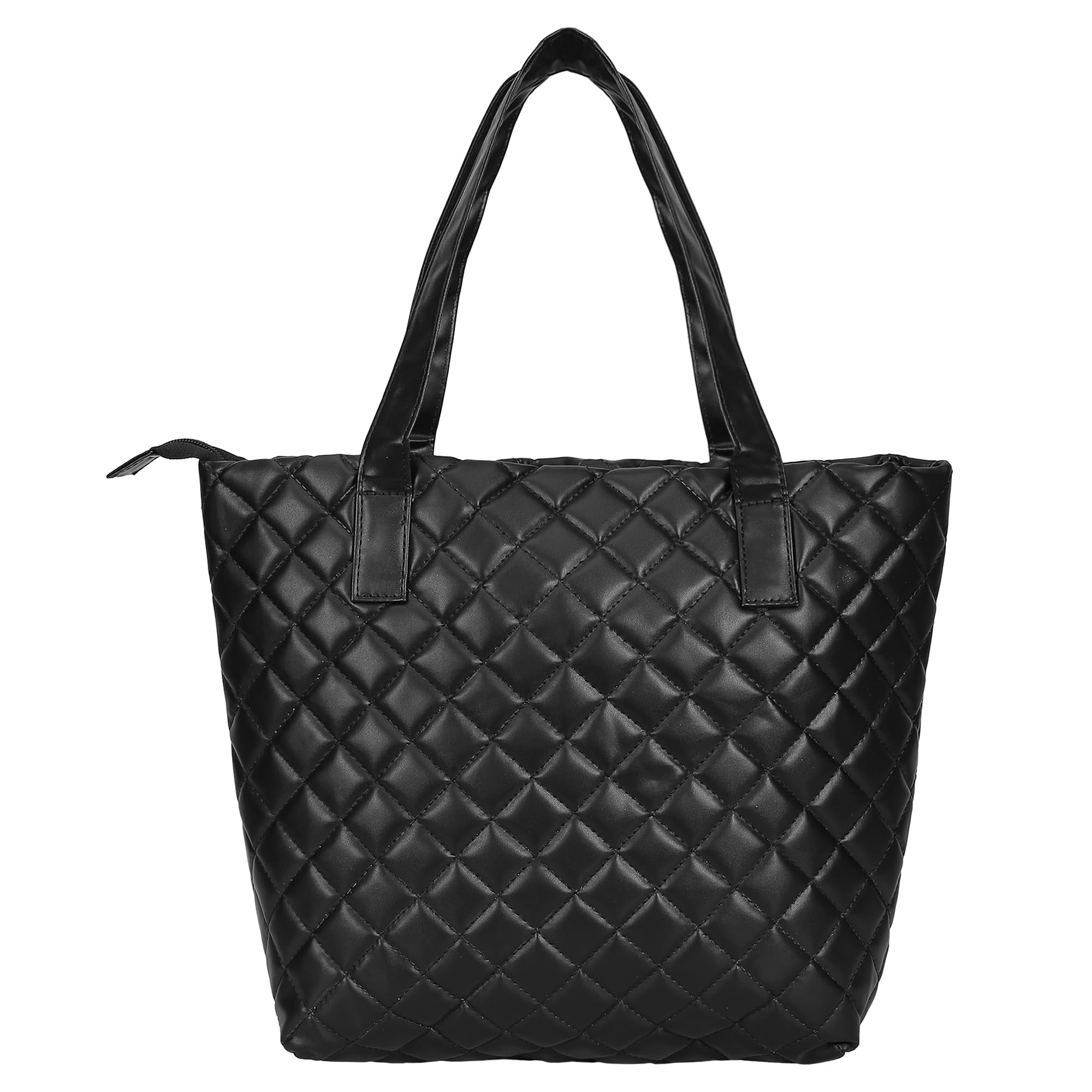 Quilted Tote Backpack for Women, Fits Laptop, Adjustable Shoulder Strap, Black (B0CZ8W5NP7) Amazon Price History, Amazon Price Tracker