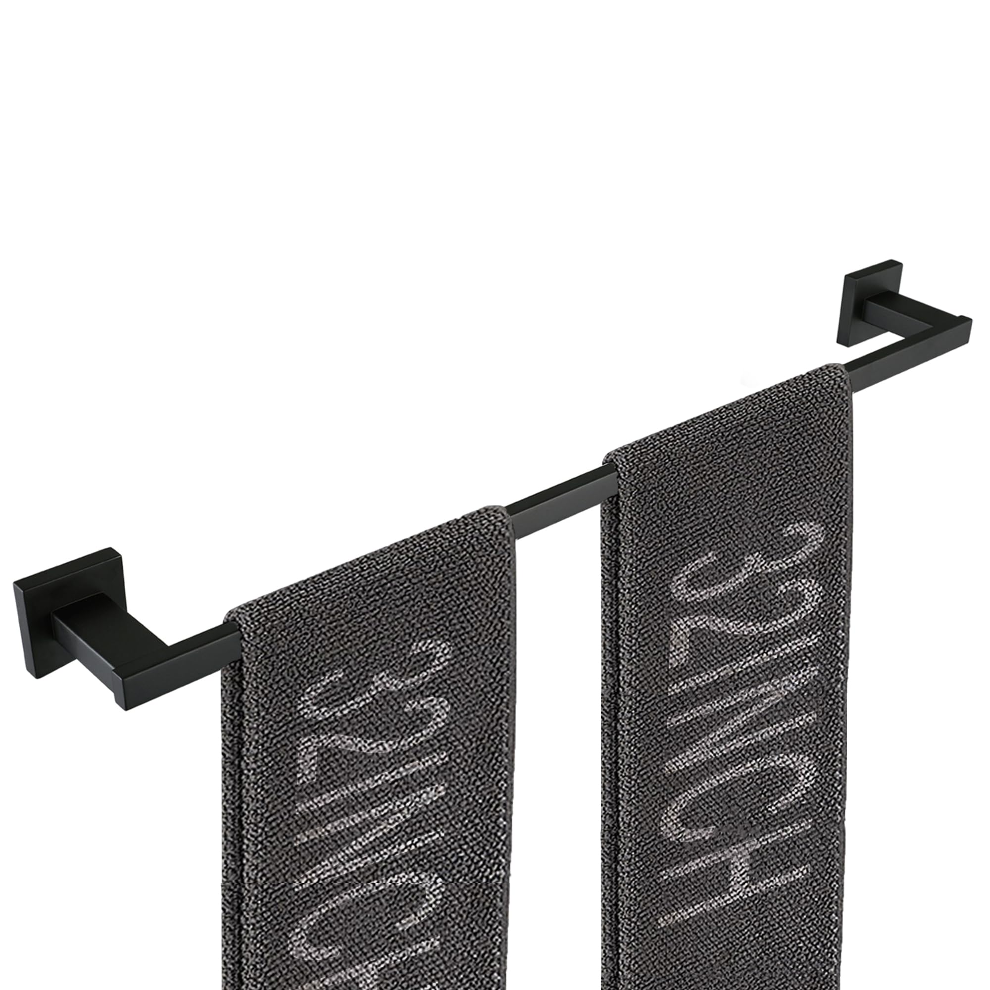 LANC Black 32-Inch Towel Bar