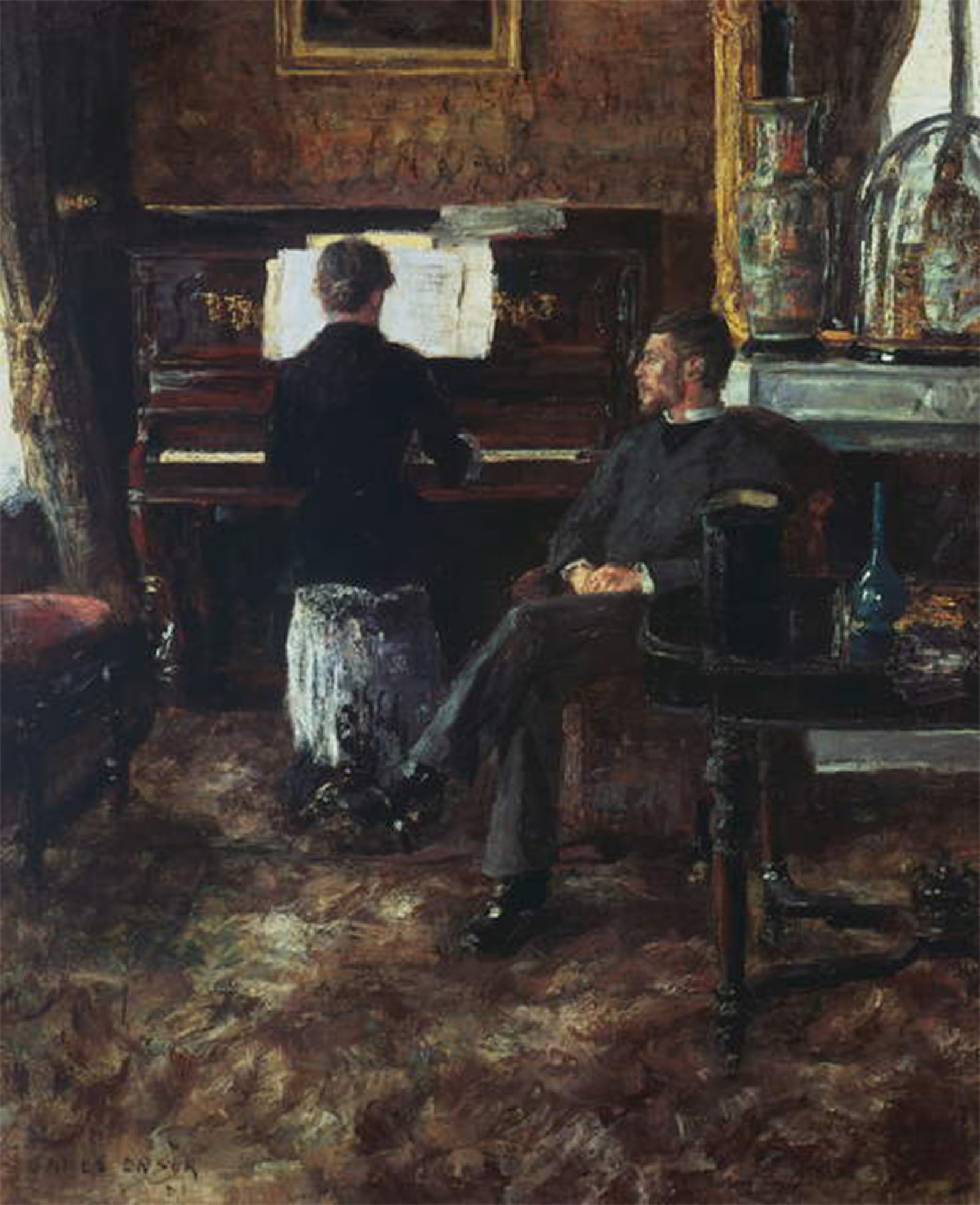 POSTERIIk Vintage Classic Picture Landscape Artwork Russian Music by Famous Artist Portrait Canvas Painting for Office Home Decor 60x90cm