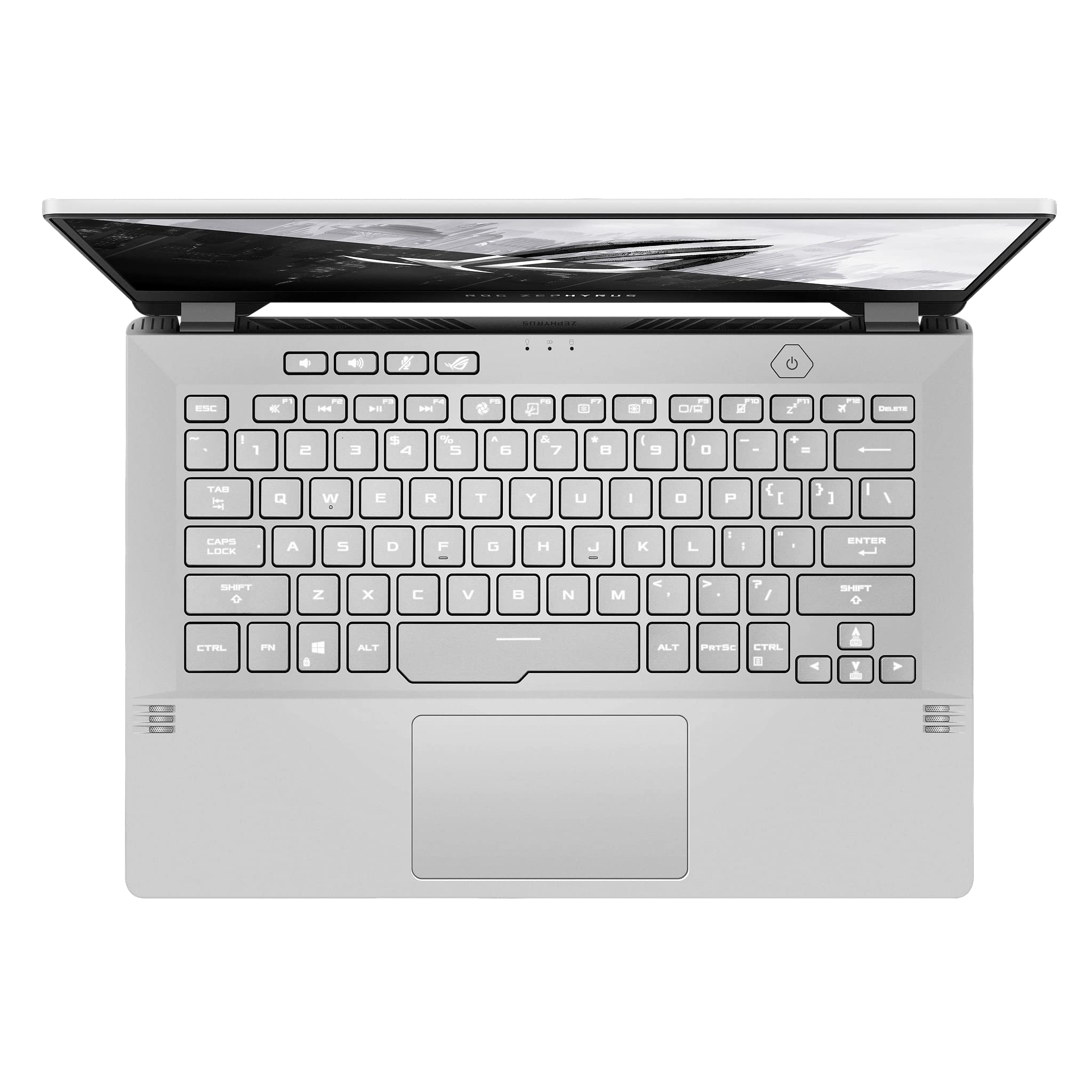 Saco Keyboard Silicone Skin Cover for ASUS ROG Zephyrus G14,GA401I, GA401IHR-K2066TS 14inch FHD Gaming Laptop - Transparent