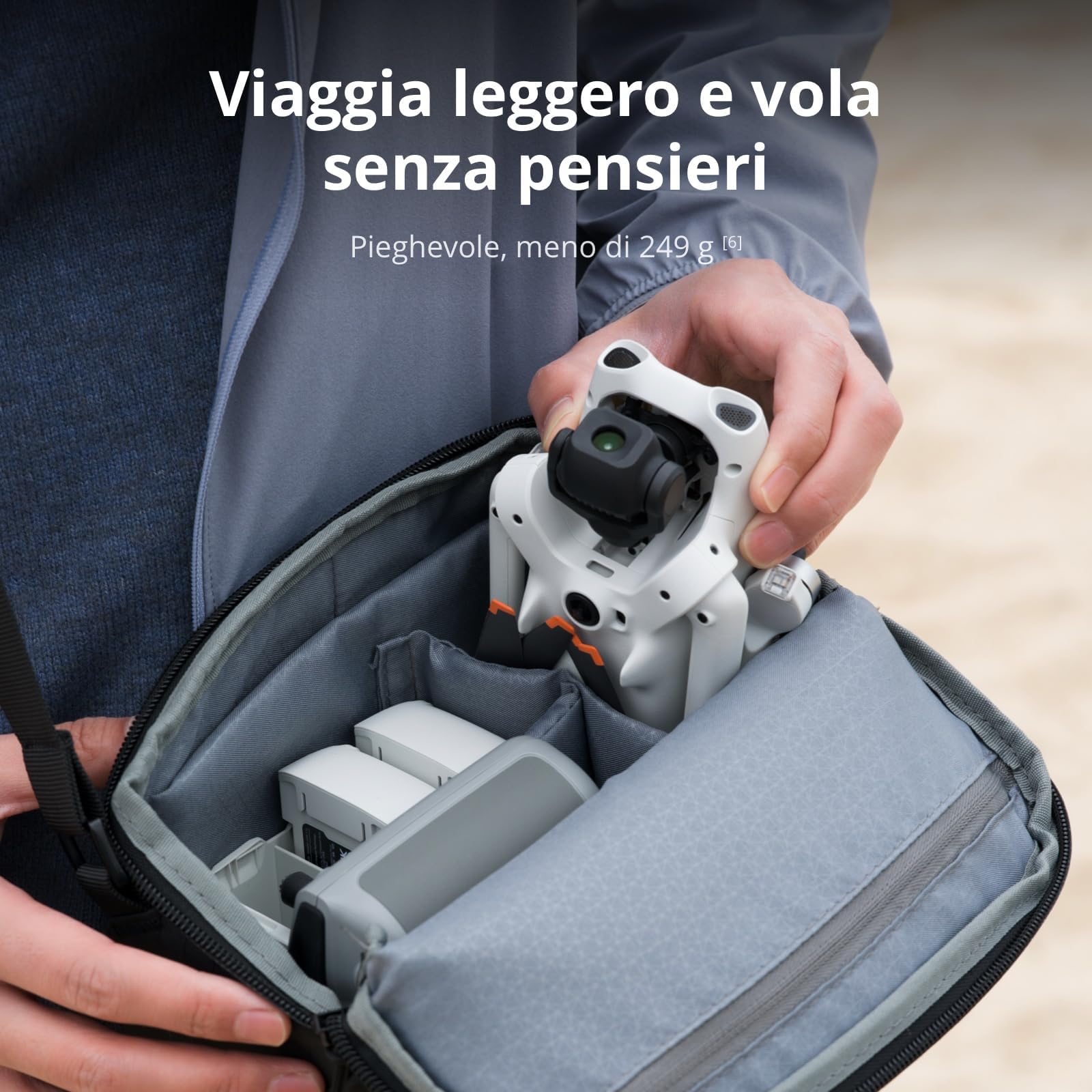 DJI Lito 1 Combo 2 Batterie Bundle, drone con fotocamera 4K, rilevamento degli ostacoli, ActiveTrack, video 4K e immagini 8K, trasmissione video 15 km, C0 (Lito 1 Combo)