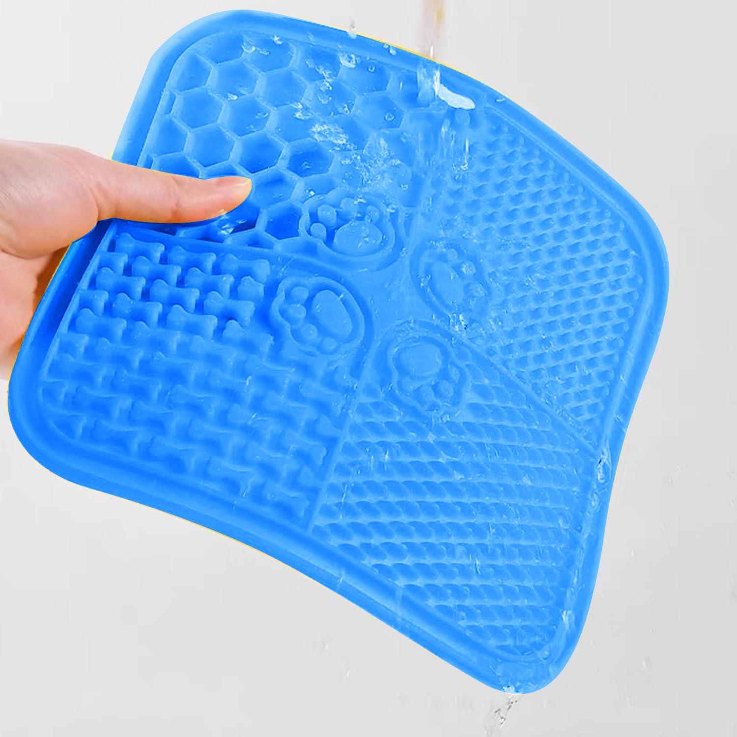 Licky Mats for Dogs Dog Lick Mat with 1 Spatula Lick Mats for Dogs Cat Lick Mat Puppy Licking Mat for Dog Anxiety Relief for Grooming Training Bathing - Image 3