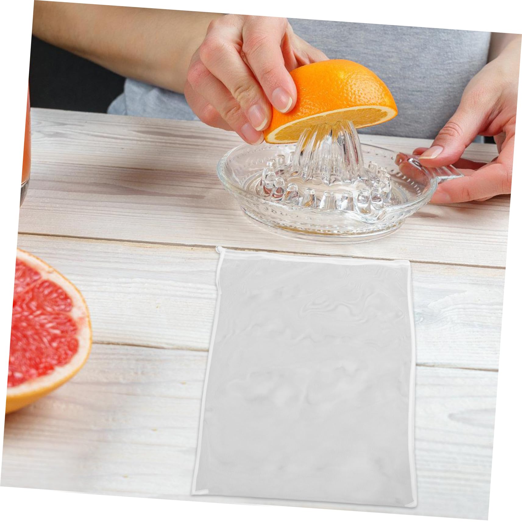 NAMOARLY Wine Filter Mesh Bag Reusable Drawstring Strainer for Juice Homemade Wine Fine Mesh for Efficient Filtering for Home Brewing and Beverage Preparation