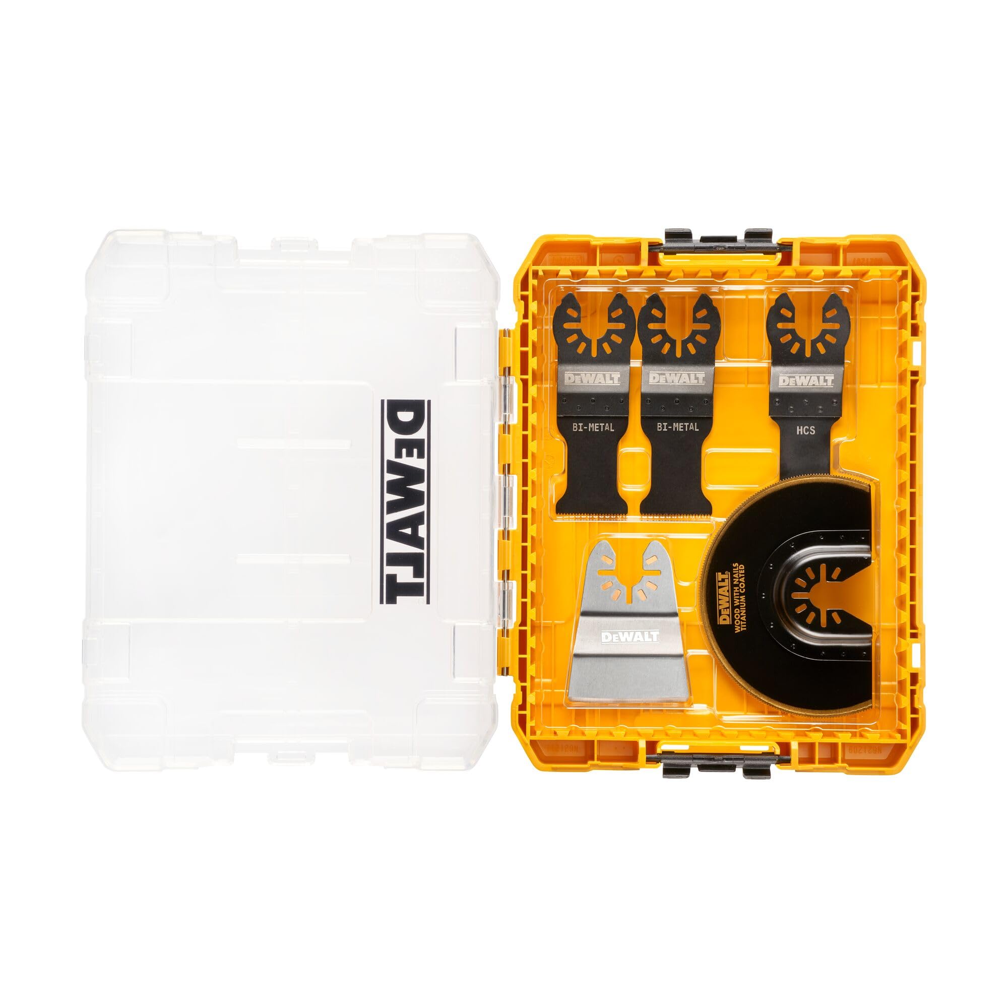 DEWALT Piła 5 hojas de sierra para multi-herramienta DT20701-QZ, DT20704-QZ, DT20714-QZ, DT20711-QZ, para multi-herramienta oscillante