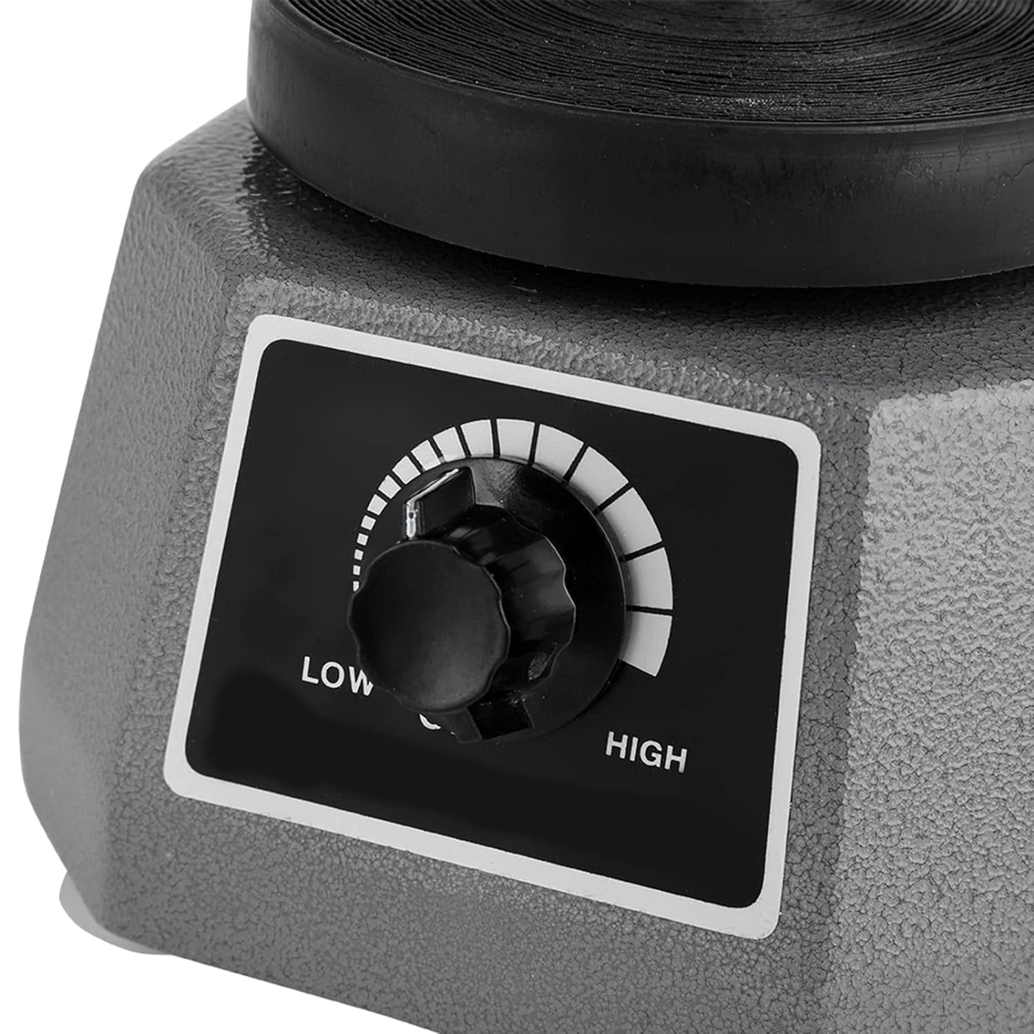 100W Elektrisch Gipsrüttler Rüttelplatte, 4'' Round Dental Lab Oszillator Runder Gipsrüttler Dental Gipsrüttler Lab Equipment Vibrator Dentallabor