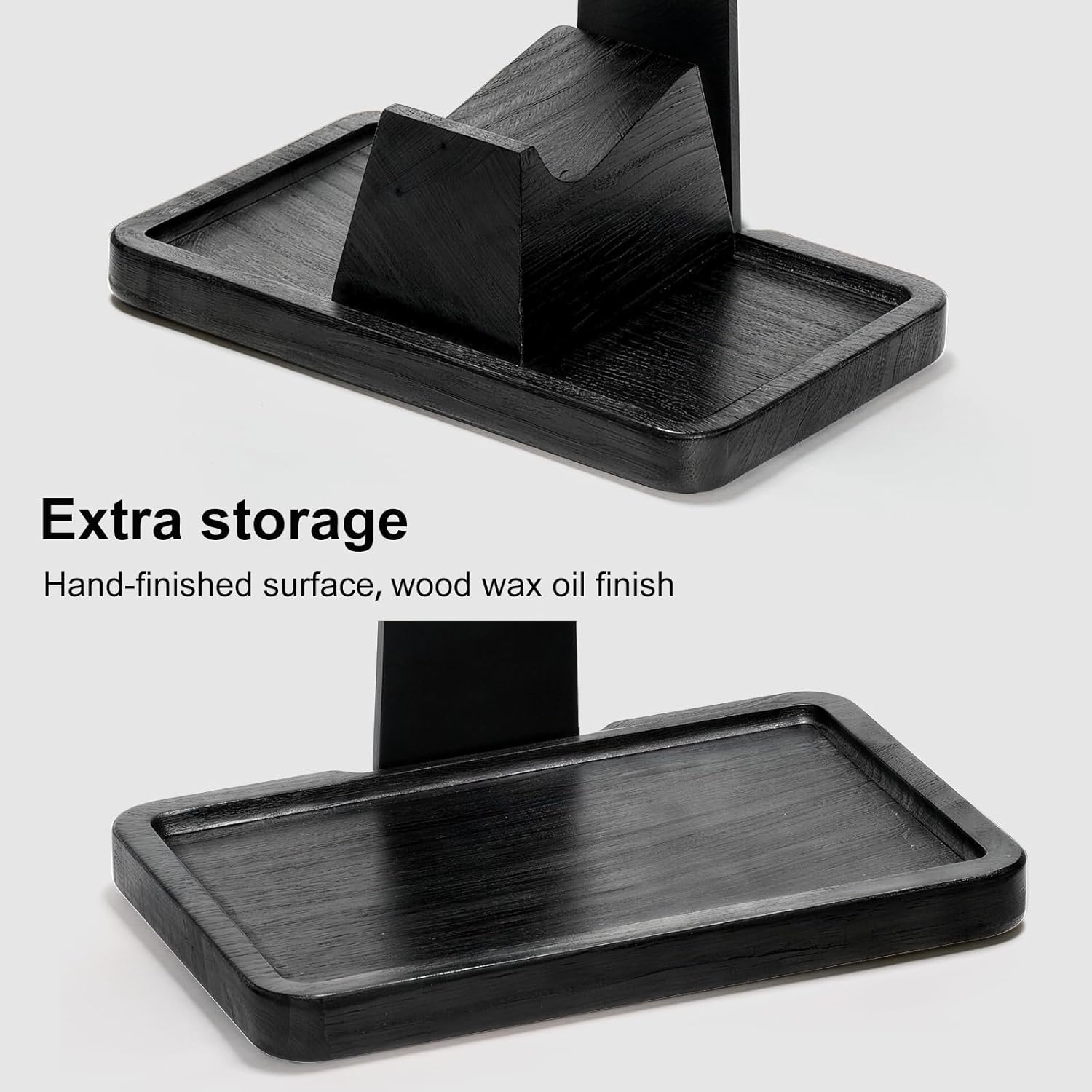 UPERGO Solid Wood Gaming Headset Stand with Controller Holder - Creative Gift for Teens, Boyfriends, Brothers, and Gamers - Desktop Organization and Decoration