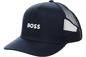 BOSS Men's Contrast Logo Trucker Hat