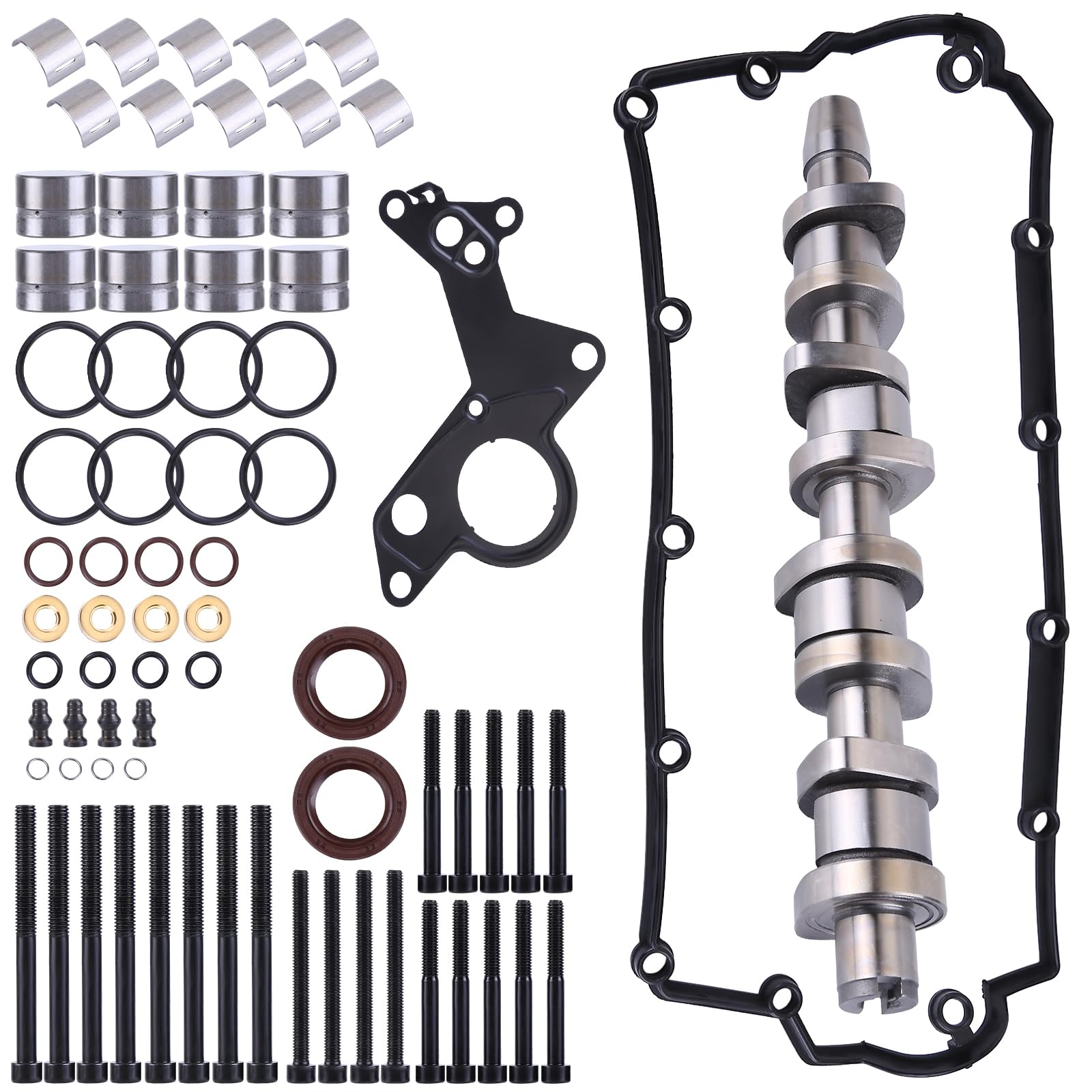 Kit d'arbre à cames compatible avec VW - Compatible avec Bora Caddy - Compatible avec Sharan - Compatible avec Polo - Golf Seat Leon Toledo Ibiza A3 A4 A6 038109101R