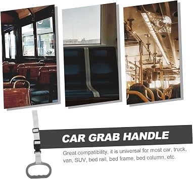 Vehicle Support Grip Handle Strap for Car Door Frame and Bed Rails