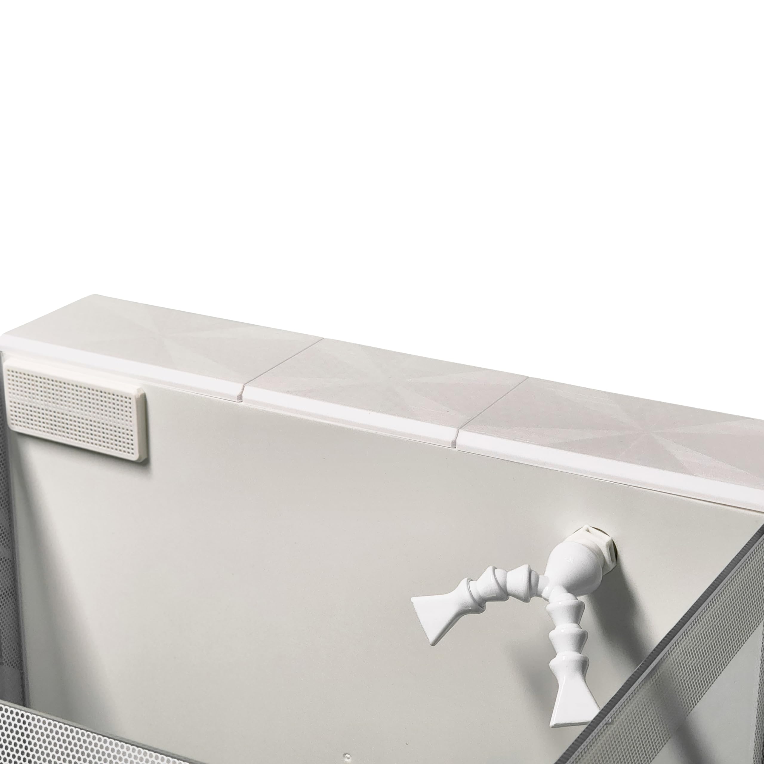 Chamber Cover Lids Designed for Fluval Flex 15G 57L Aquarium 3-Set (White)