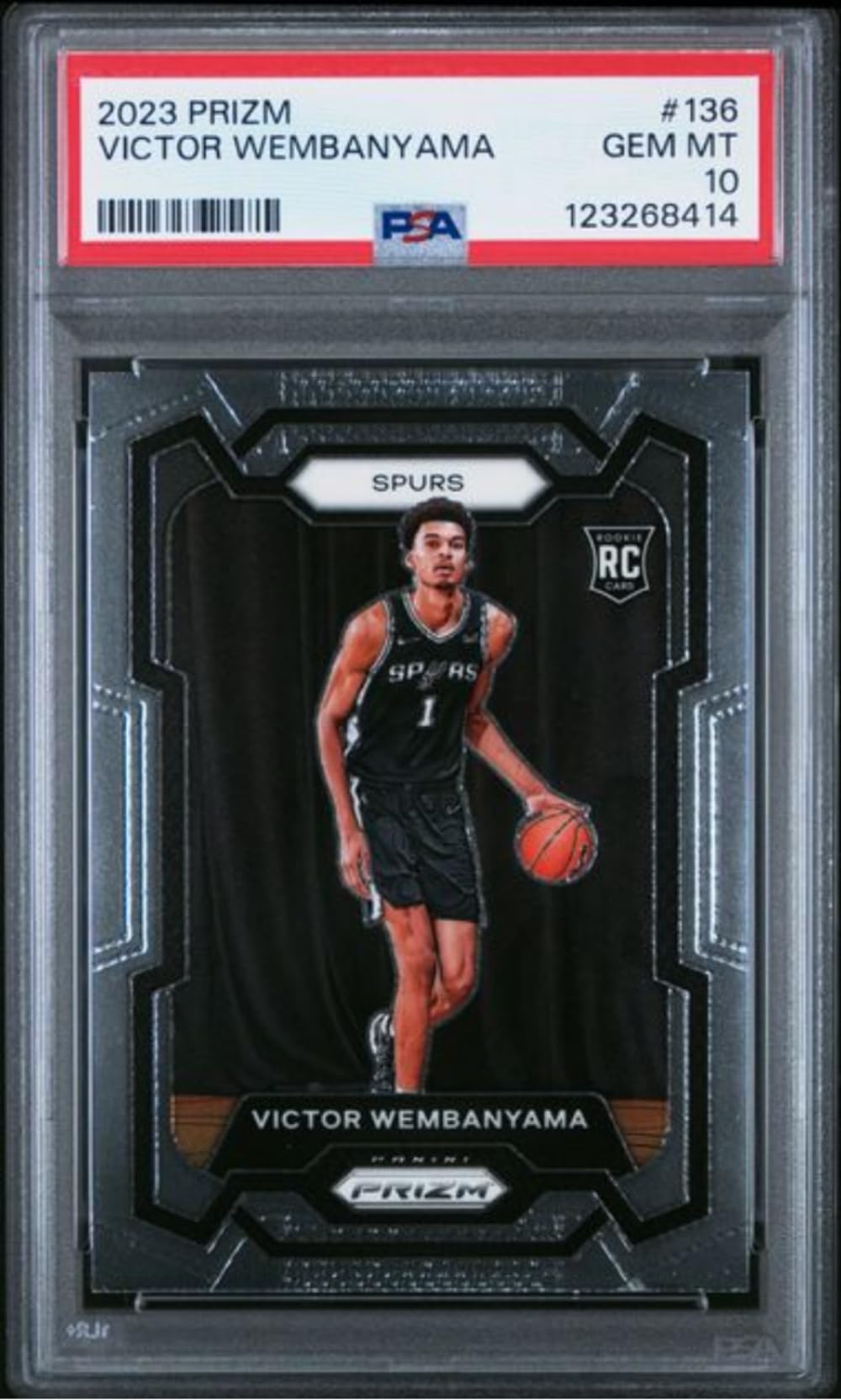 Amazon.com: Graded 2023 Panini Prizm Victor Wembanyama #136 Rookie