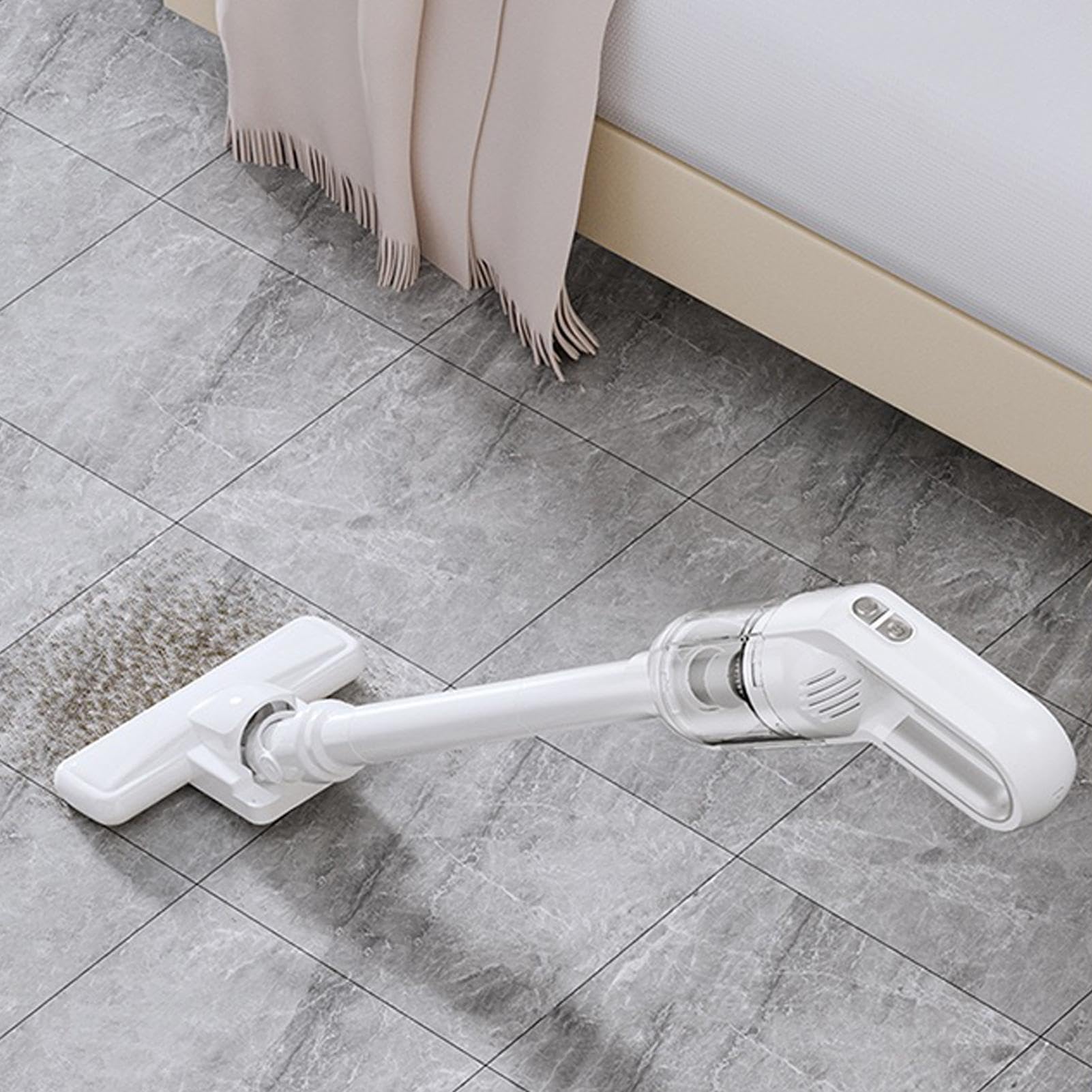 Aspirador Coche Inalámbrico Aspirador De Mano Eléctrico Con Luz LED | Aspiradora Inalámbrica De Succión Potente Para Tapicería Salón Automóvil Hogar Dormitorio