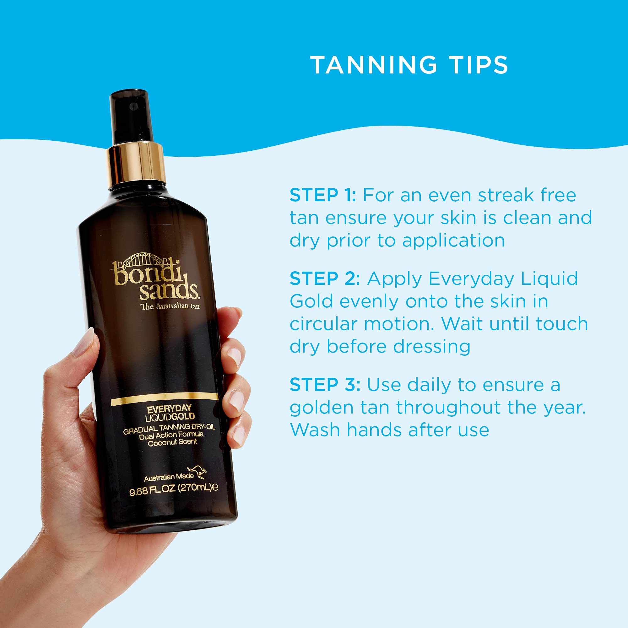 Bondi Sands Everyday Liquid Gold Self Tanning Dry Oil Hydrating