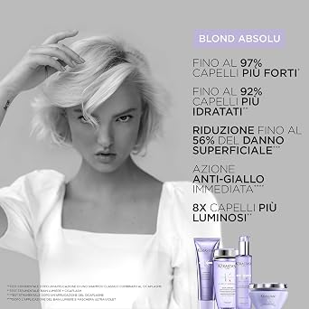 Kérastase Blond Absolu Ultra Violet 200 ml Sarı ve Gri Saçlar İçin Silver Maske