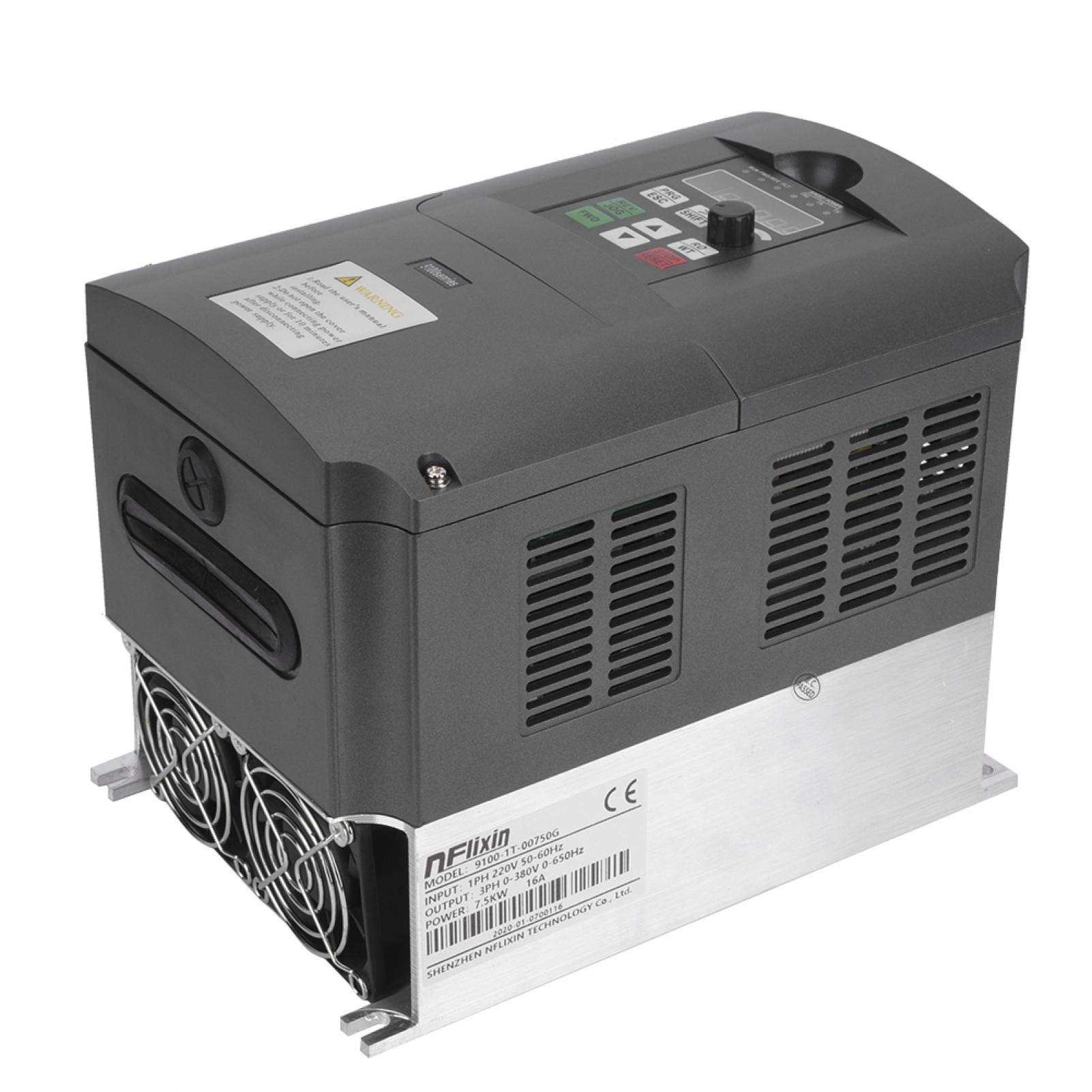 inverter per motori trifase Convertitore di frequenza VFD inverter 220V 7 5KW monofase 220VAC ingresso 3 fasi 380VAC uscita convertitore di frequenza variabile
