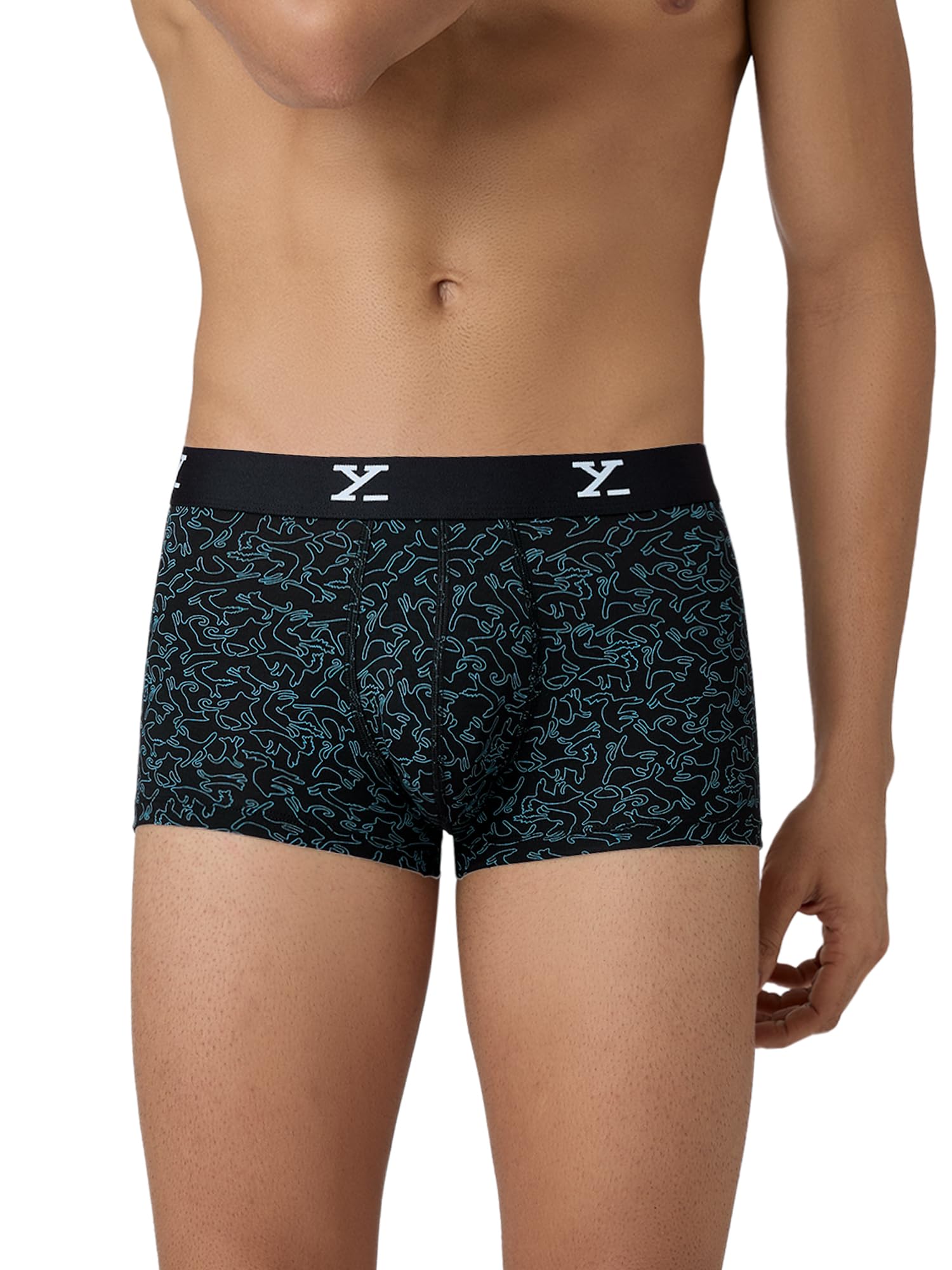 xyxx Men's Shuffle Micromodal Regular Fit Printed Antimicrobial Trunks with No Marks Waistband-picture-16