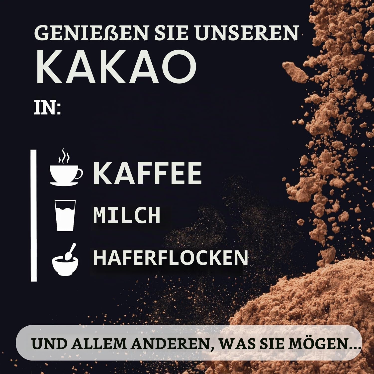 Flav-Anol-Kakaopulver: 10x mehr Flavanole als Kakao & 600 mg Epicatechin für die Gesundheit,2PCS