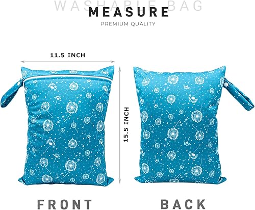 Miniatura 2 de Bolsa húmeda impermeable reutilizable para traje de baño, viajes, playa, piscina, traje de baño, pañales, ropa sucia de yoga, gimnasio, guardería,