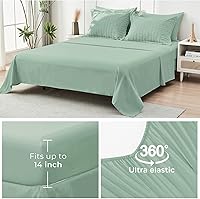 Vista 322 de HYMOKEGE - Juego de edredón tamaño king, color negro y rojo, de sirsaca, de 7 piezas, para todas las estaciones, en una bolsa, para dormitorio