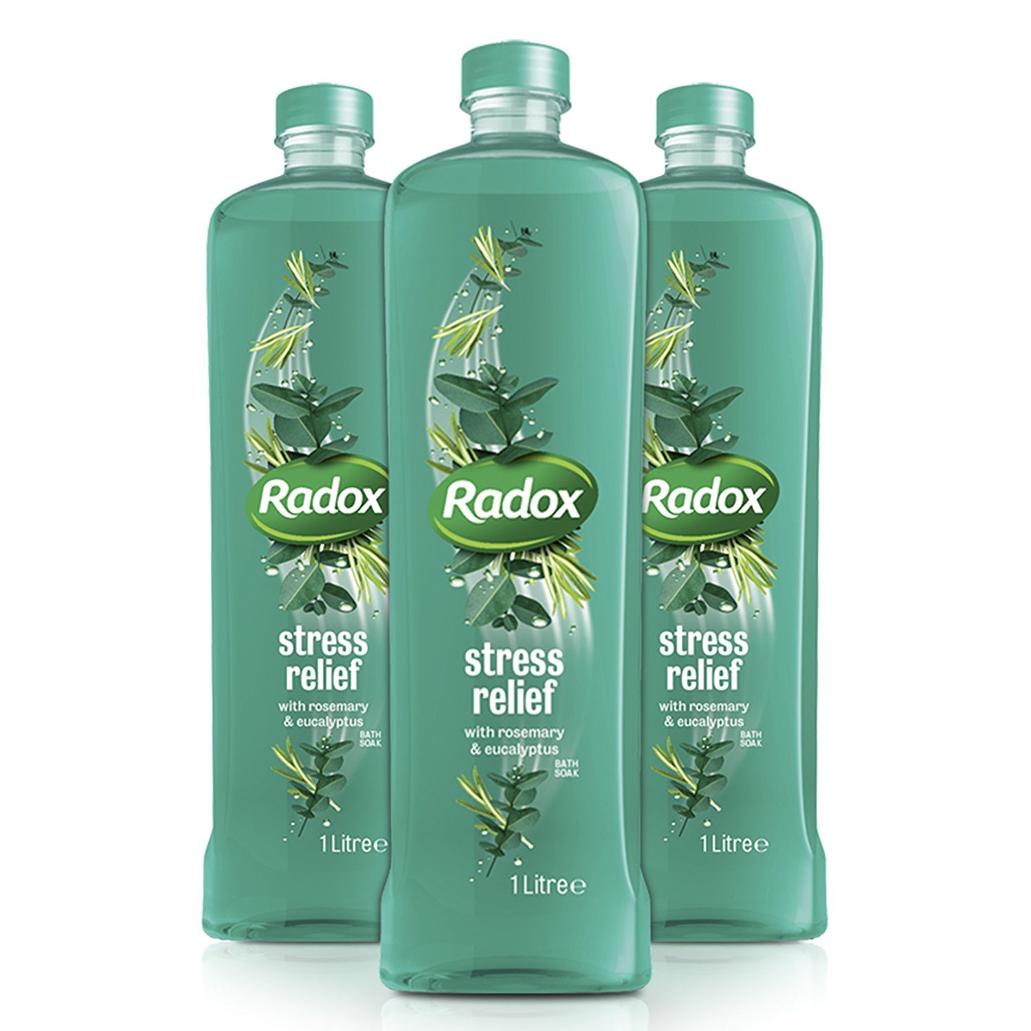 Radox Feel Good Fragrance 1Litre Stress Relief Bath Soak Pack of 3