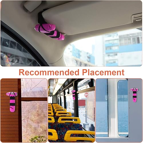 Miniatura 6 de THINKWORK Martillo de seguridad para automóvil para regalos de adolescentes y damas, paquete de 2 herramientas de escape de emergencia tres en uno