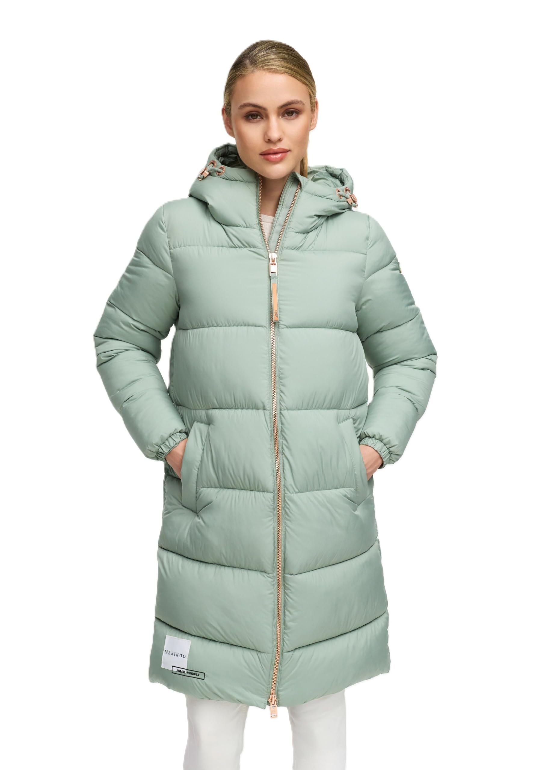Marikoo Damen-Winterjacke Nomadiaa Smokey Mint, Gr. XL