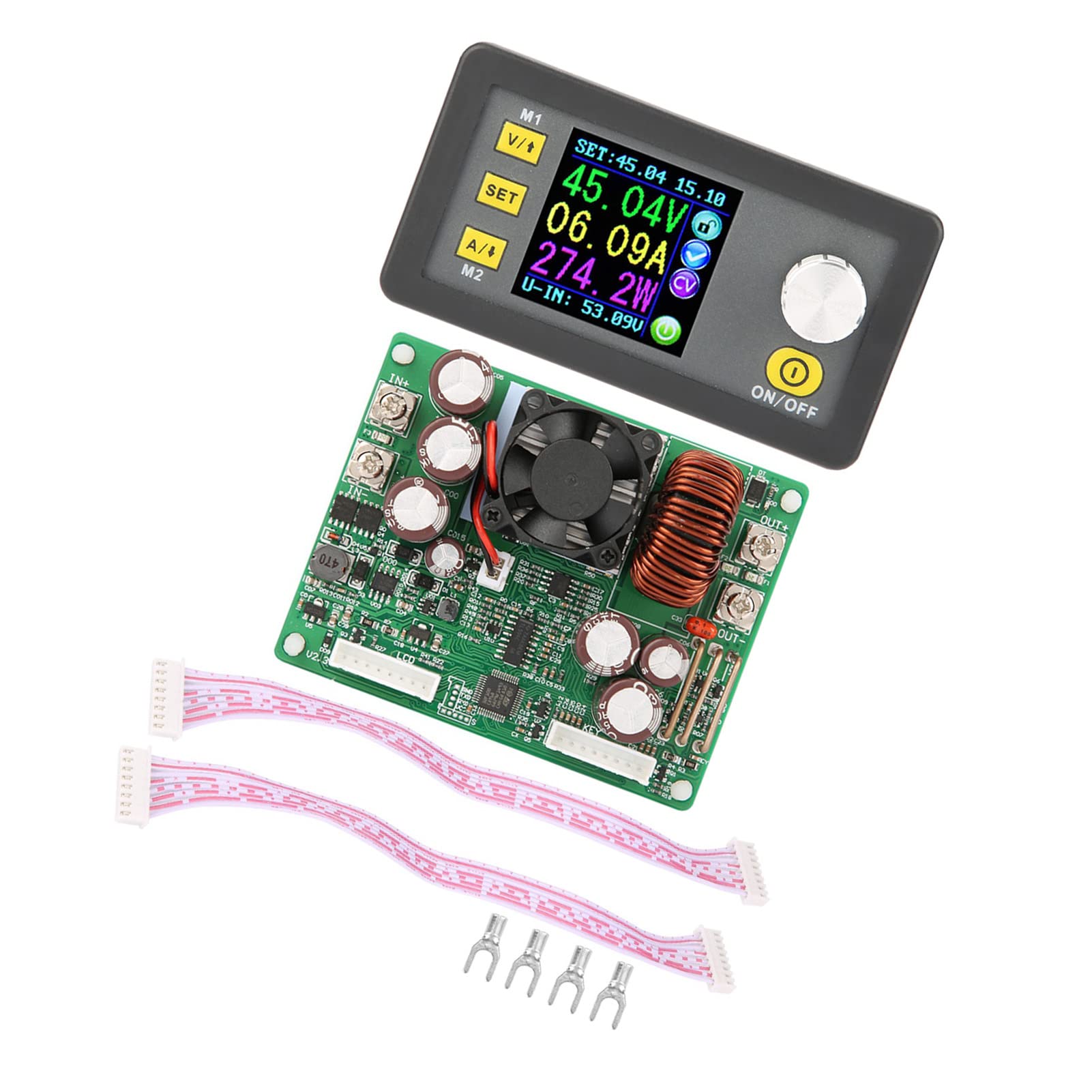 Modulo di alimentazione digitale LCD con regolazione step down regolabile DPS5020 - Controllo programmabile a tensione costante e corrente costante - Uscita da 0 V a 50,00 V e da (DPS5020)