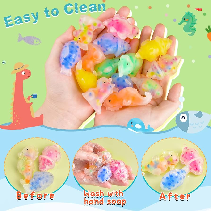 Amazon | LEEHUR スクイーズ 動物 ストレス解消グッズ 48個