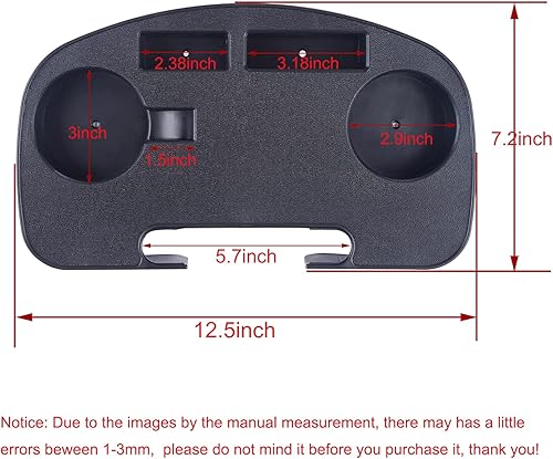 Miniatura 2 de Paquete de 2 portavasos para silla de gravedad cero para silla de gravedad cero, soporte para tazas de versión mejorada, mesa universal con clip