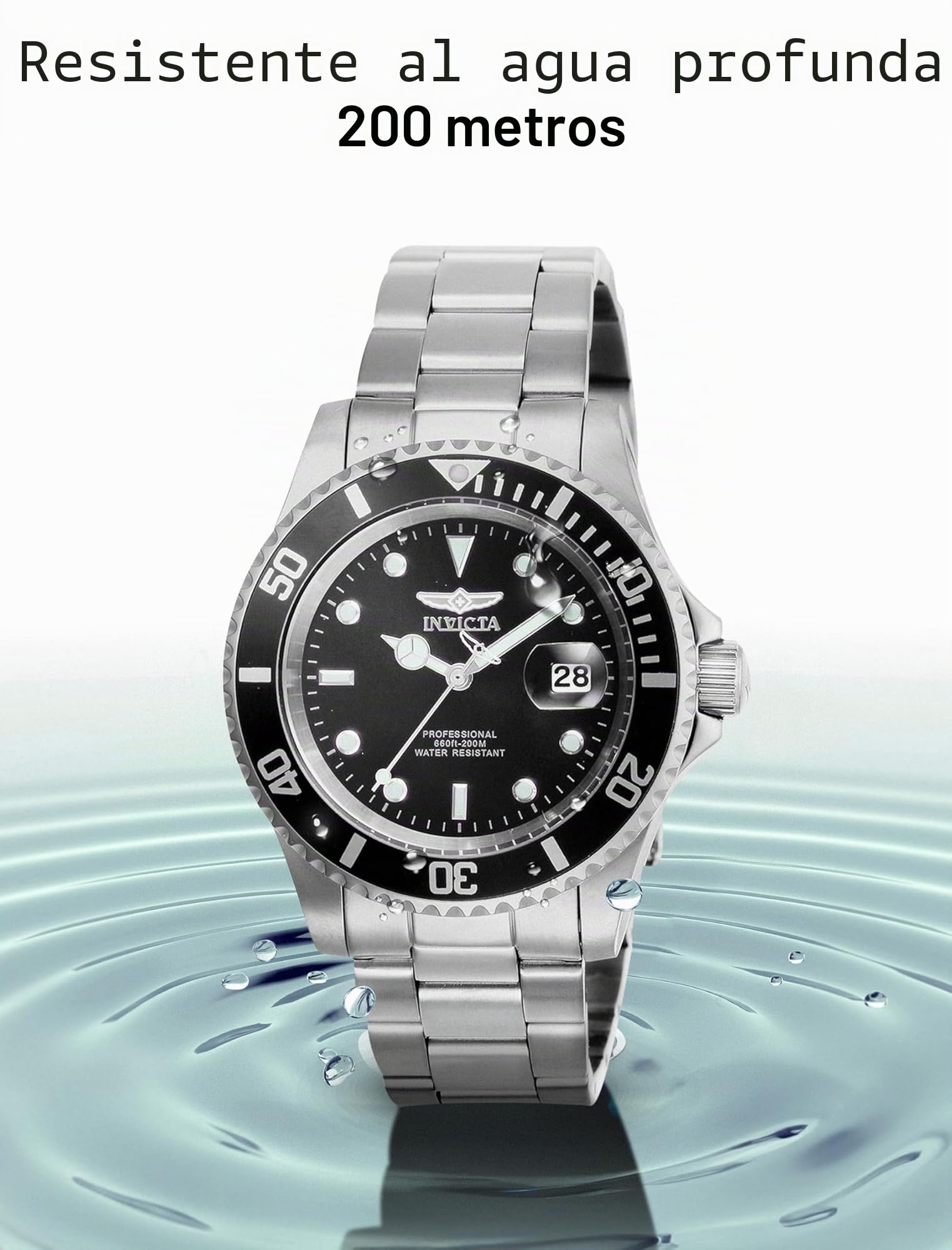 INVICTA Pro Diver Stainless Steel Men's Quartz Watch - 40mm