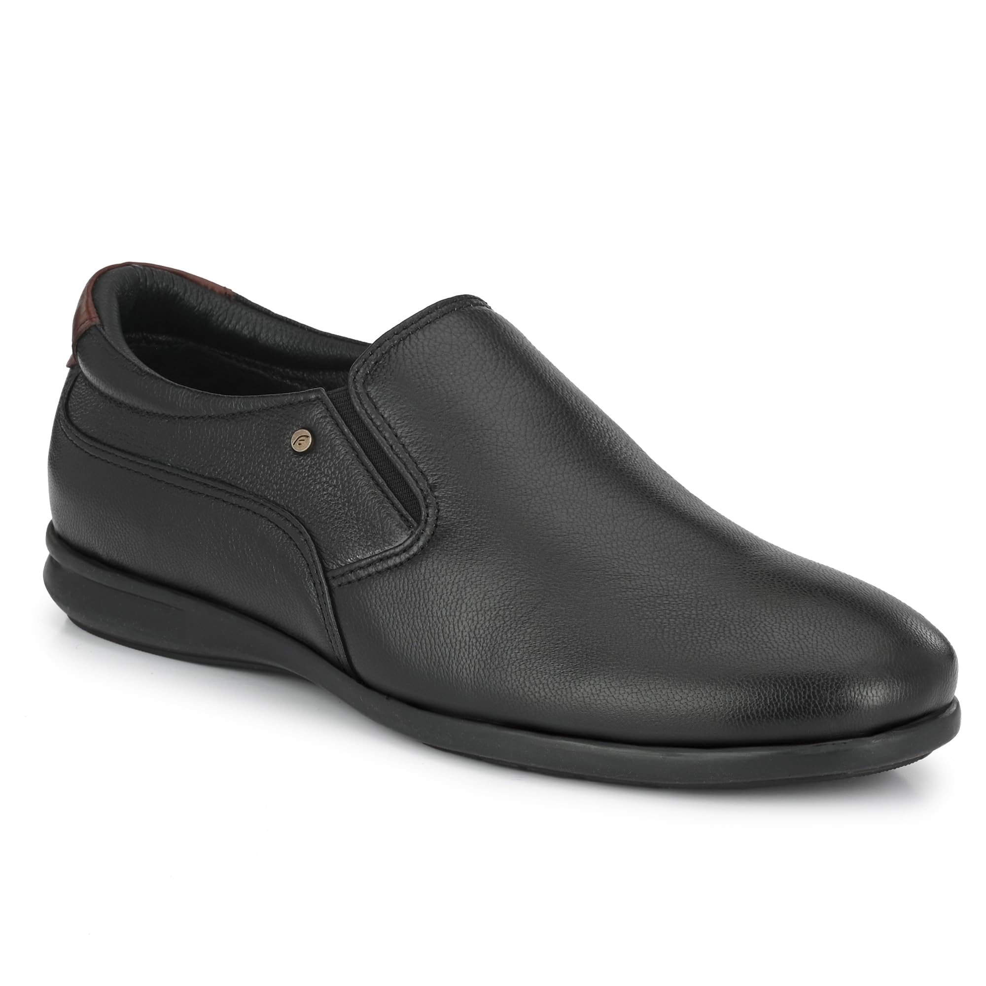 egoss Genuine Leather Slip-On Sneaker Casual Shoes for Men (Black-8)-227013 (B0CW9S1JCH) Amazon Price History, Amazon Price Tracker
