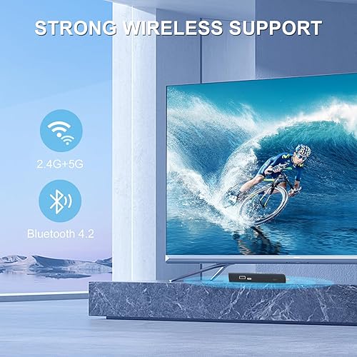 Miniatura 5 de Mini PC Stick 1TB SSD 8GB RAM con Celeron J4125 y Windows 11 Pro, soporte para computadora HDMI 4K 60Hz, WiFi de doble banda 2.4G5G, BT 4.2, Gigabit