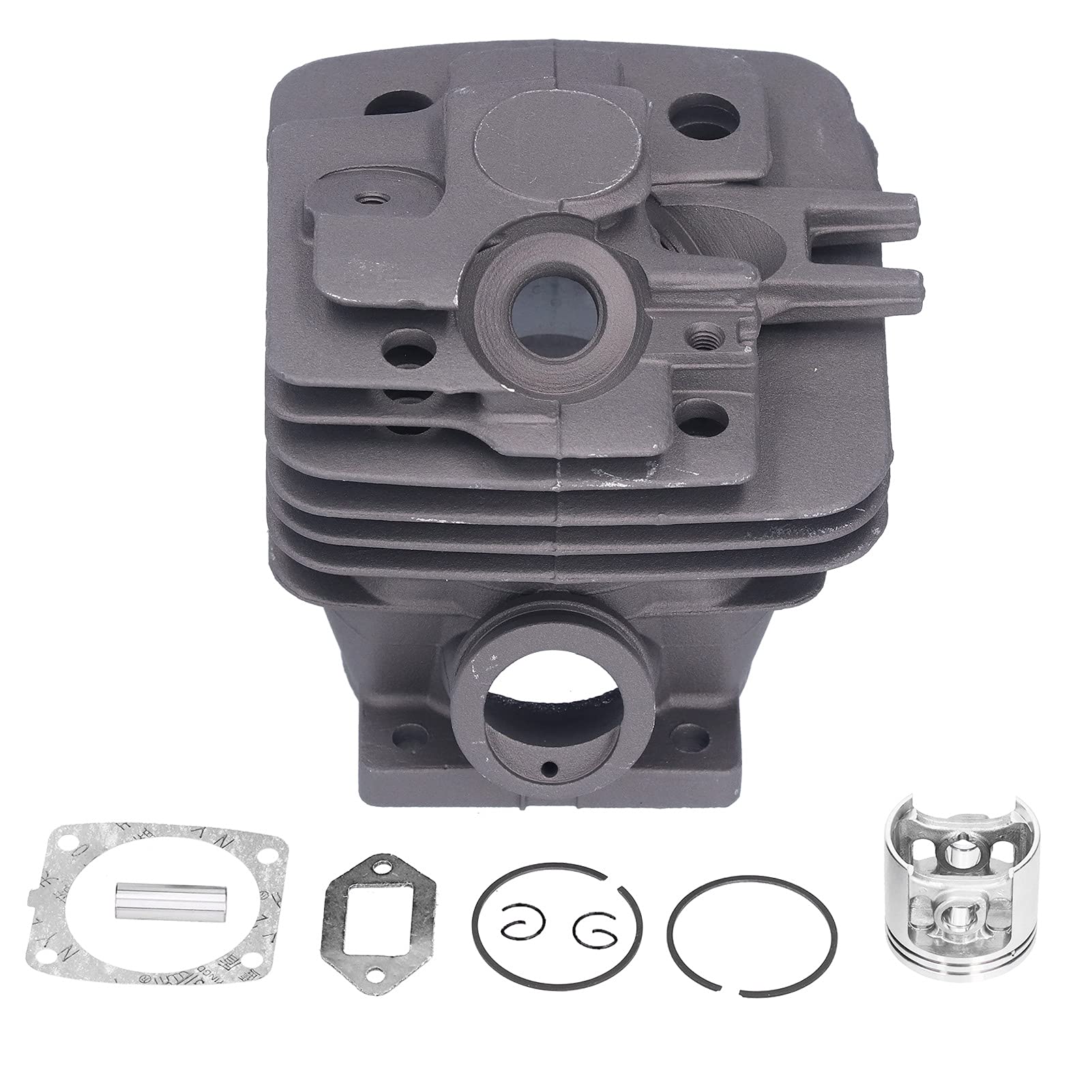 – Cylinder Piston Kit, 47mm Top End Rebuild Set with Gaskets Replacement Compatible with Stihl MS361 1135 020 1202 Chainsaw