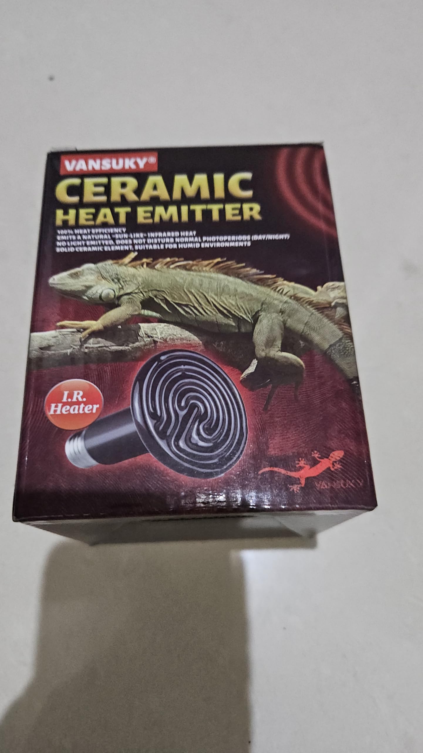 100W Lampe Chauffante en Céramique pour Reptiles et Animaux – Émetteur de Chaleur Infrarouge Sans Lumière, Durable, 220-240V – Idéal pour Lézards, Serpents, Poussins, Hamsters - 3