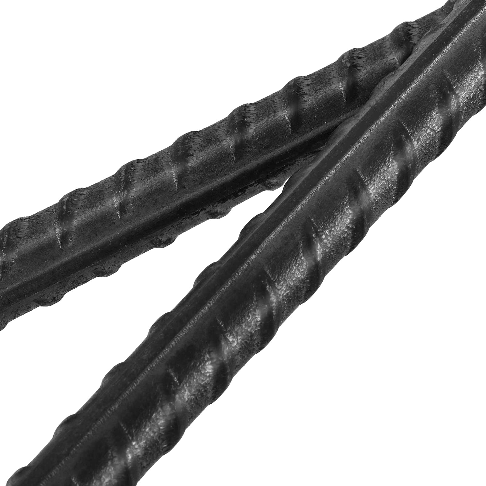 Lot de 20 piquets d'ancrage Noirs de 30,5 cm en Acier au Sol pour la Formation de béton, Le Camping, la Plantation