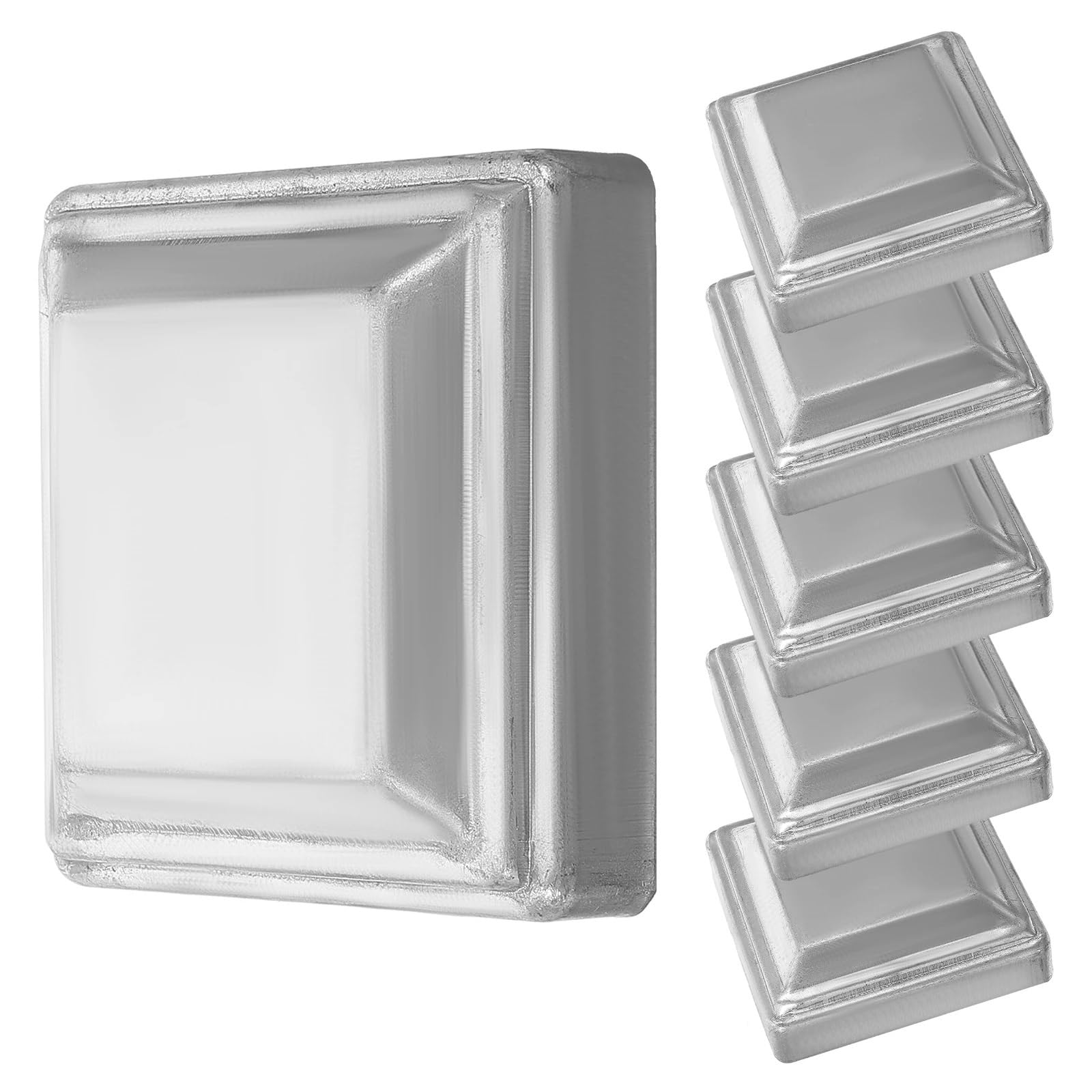 Mwahju One Color 6 Pcs Square Tube Caps 80X80mm For Fences