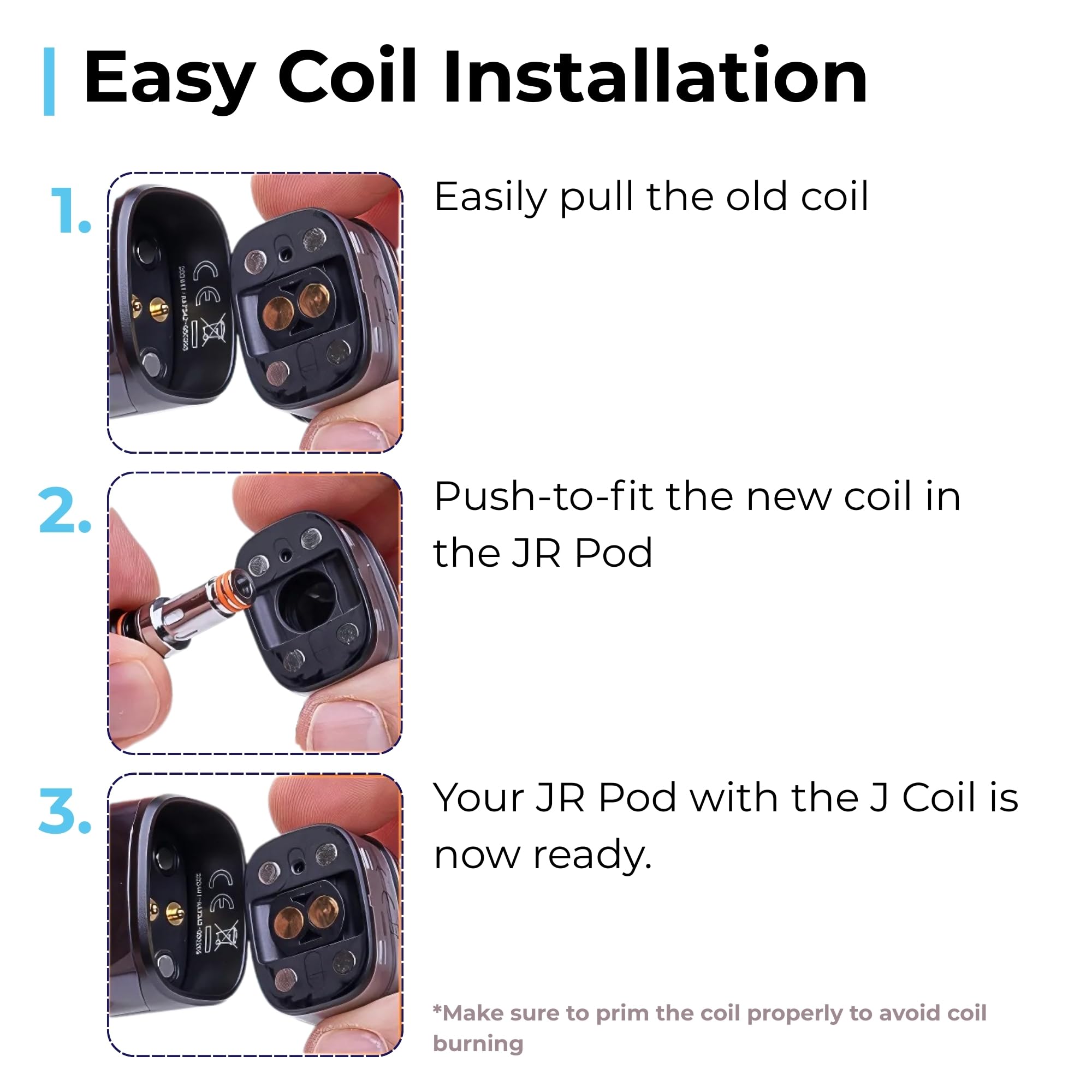 GEEKVAPE J Coil [1.2 ohm | 8w - 12w] 5 Pack - COMPATIBLE WITH: Digi Max,  Digi Pro Kits and JR Pod - MTL Vaping - Nicotine Free: Amazon.co.uk:  Electronics & Photo