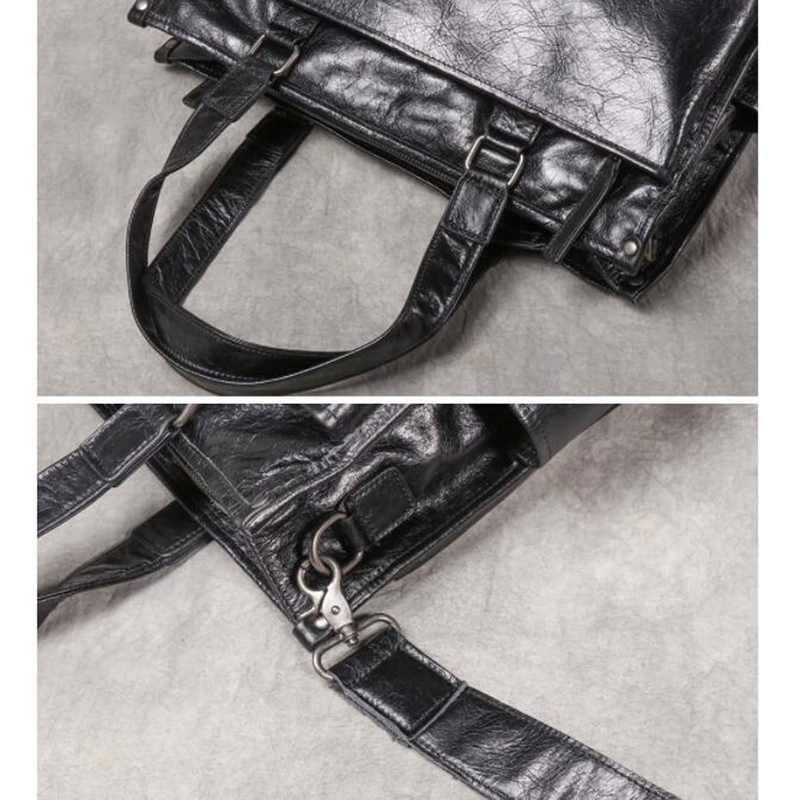 Borsa per computer portatile in pelle da uomo, 15 pollici, borsa impermeabile a tracolla, borsa a tracolla, borsa da lavoro