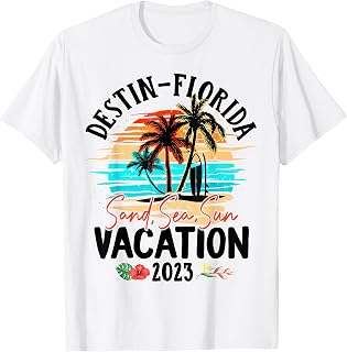 Destin Florida Vacation 2023 Matching Family Group T-Shirt