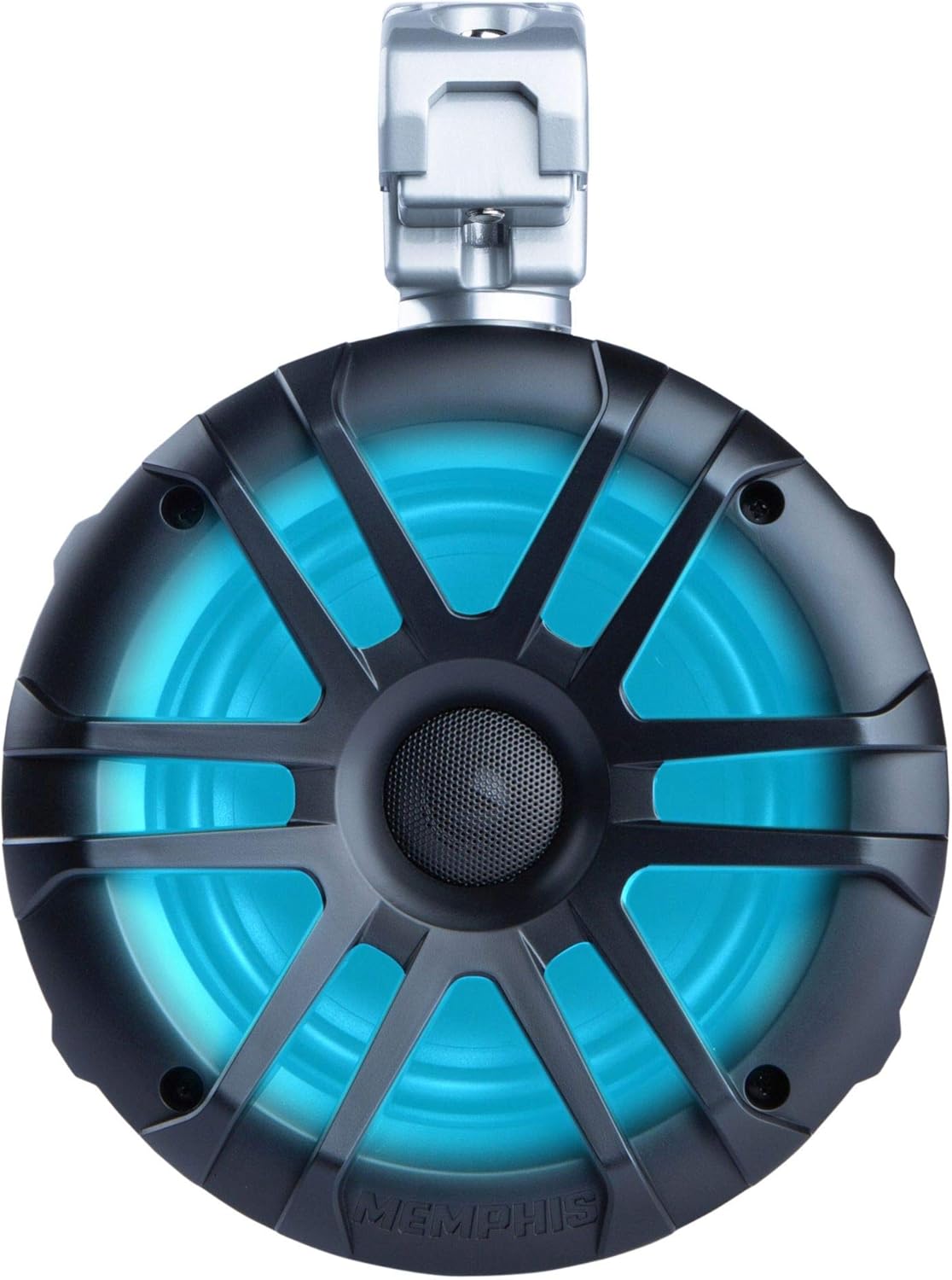 Memphis Audio MXA60TB 6.5" Coaxial Powersports Speaker Pods for Roll Bars, Black with LED