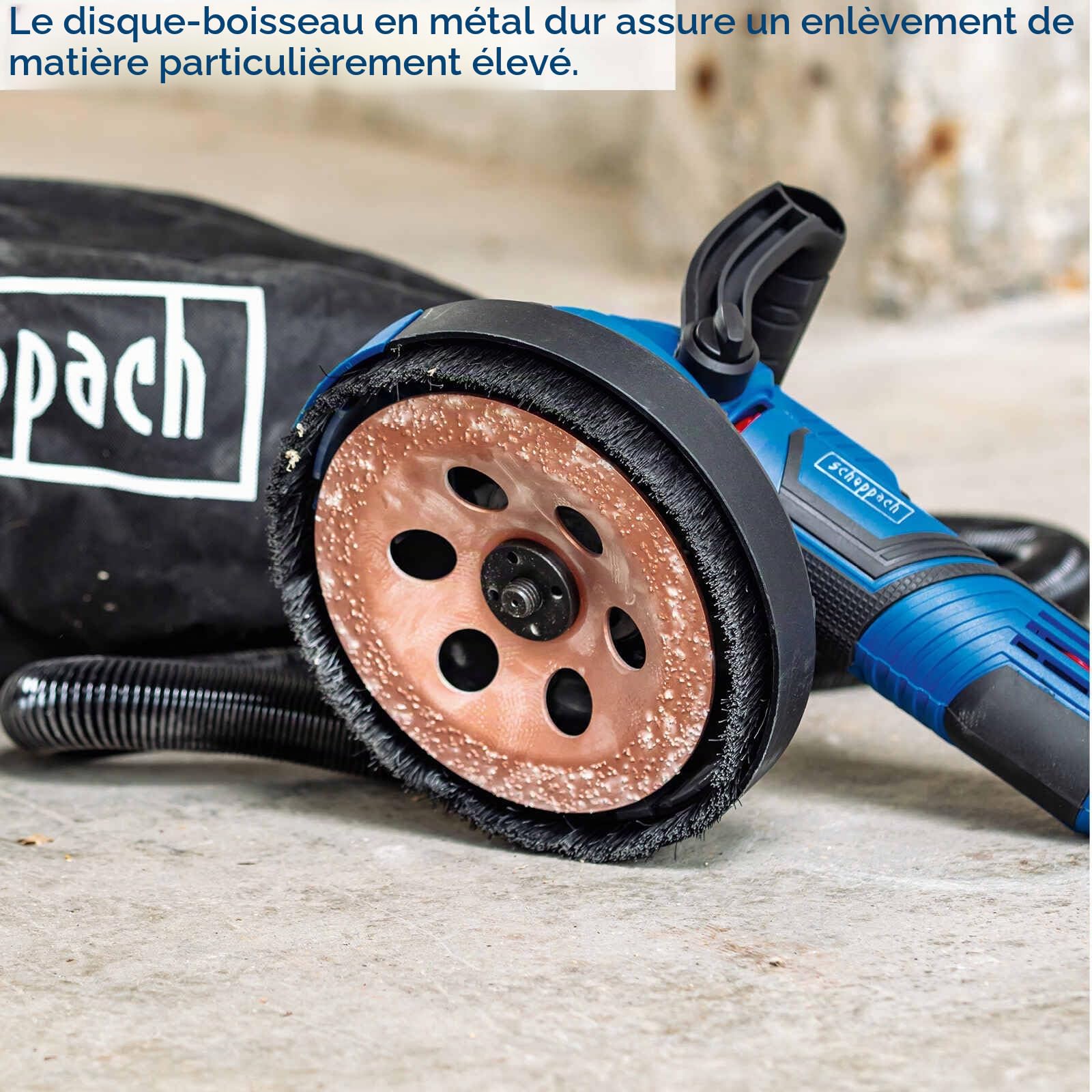 Scheppach Ponceuse Murale 3 en 1 BFR1200