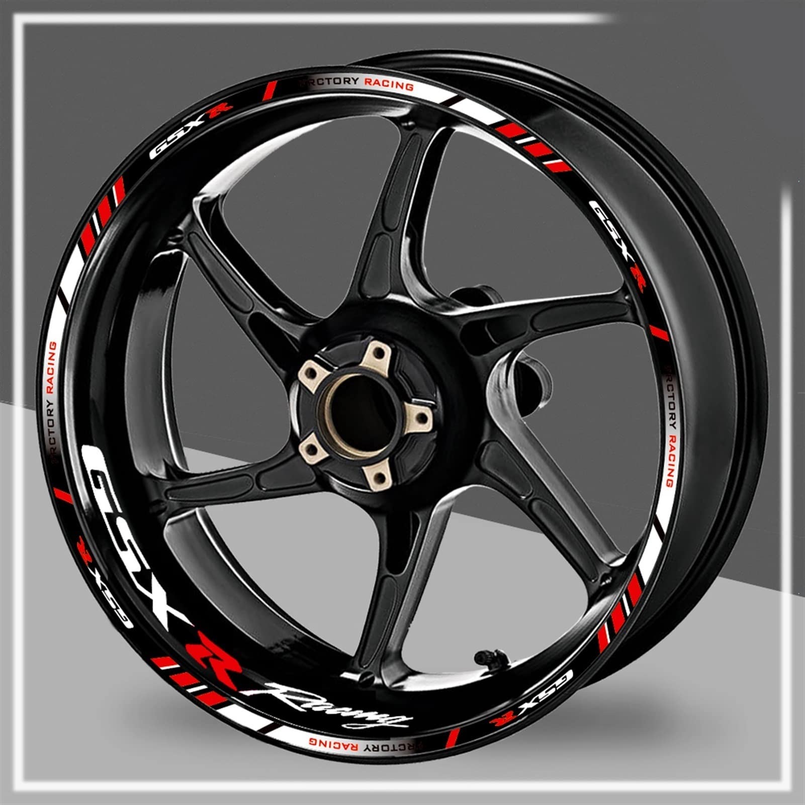 Wielnaaf Decals set Motorfiets Wiel Decal Voor Suzuki GSX-R 750 1000