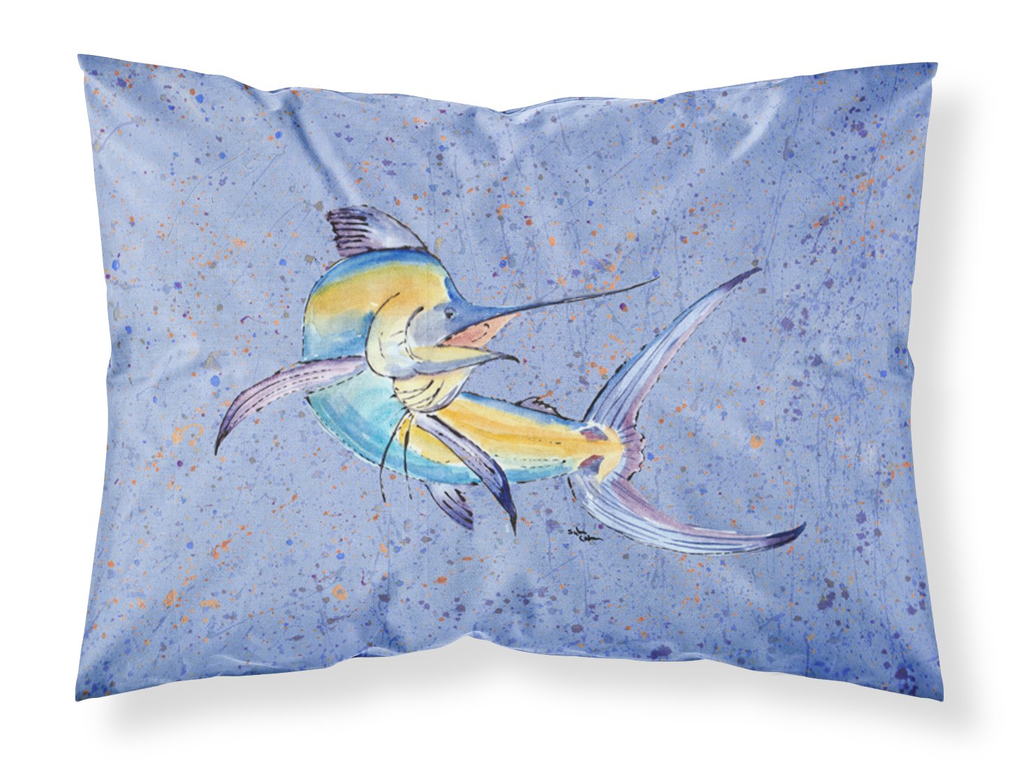 Taie d'oreiller Bleu Marlin pour des nuits fraîches en été