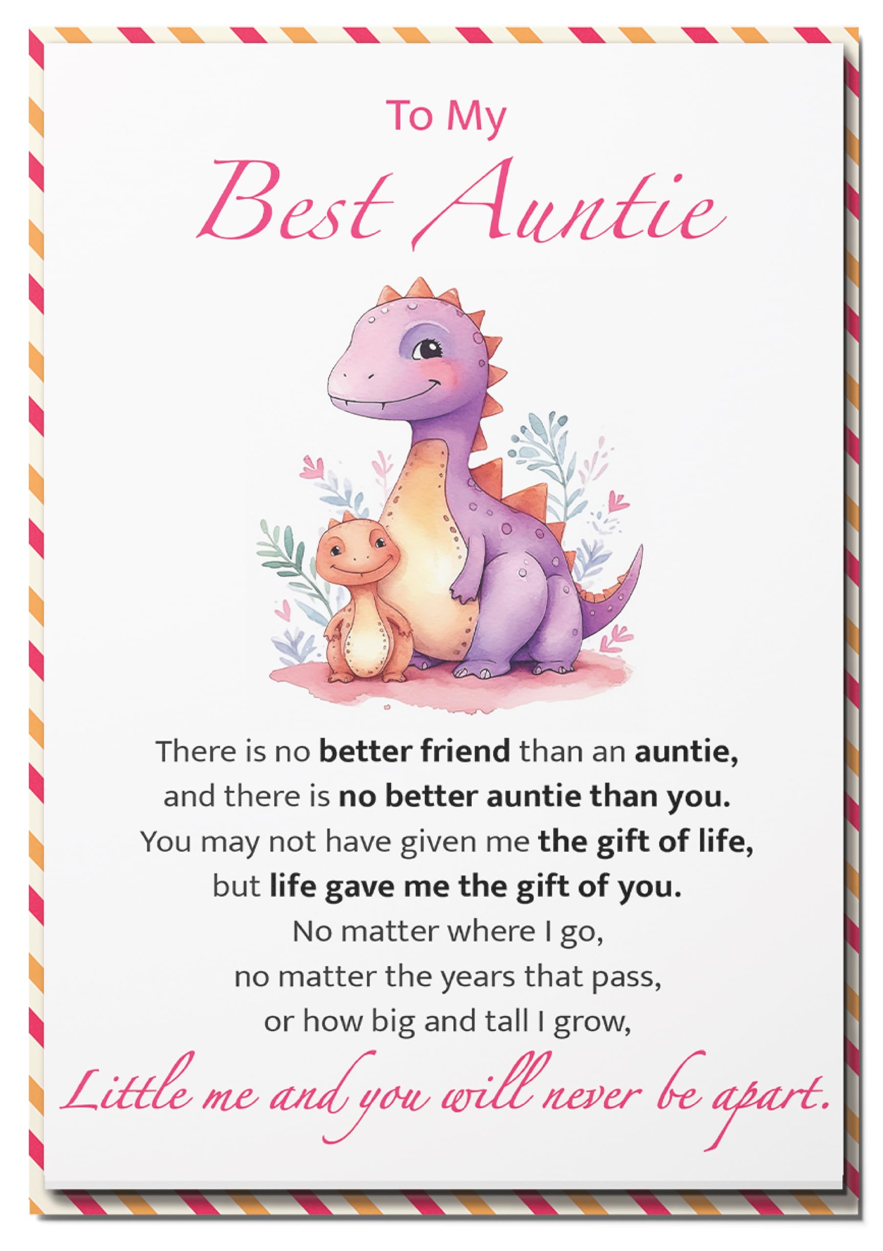 Amazon.com : BlinkBlink Mothers Day Card for Auntie, Mother's Day Card ...