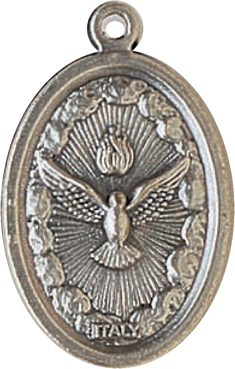 HOLY SPIRIT SILVER ALUMINUM MEDAL (pack of 100)