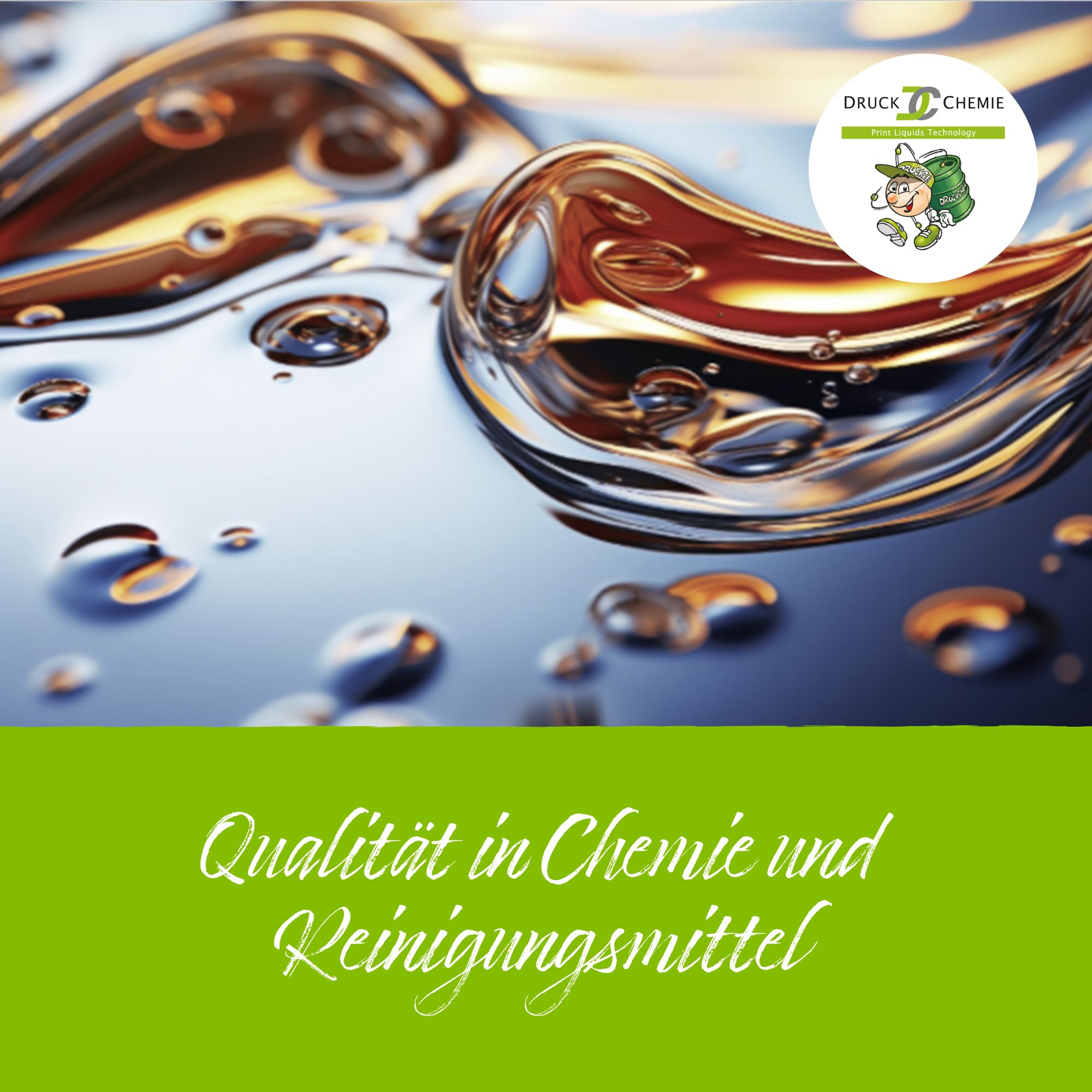DC DruckChemie GmbH Glycerin 86%, 20kg, technische Qualität - Ideal als Frostschutzmittel, Schmiermittel & Weichmacher - Geeignet für Privathaushalte