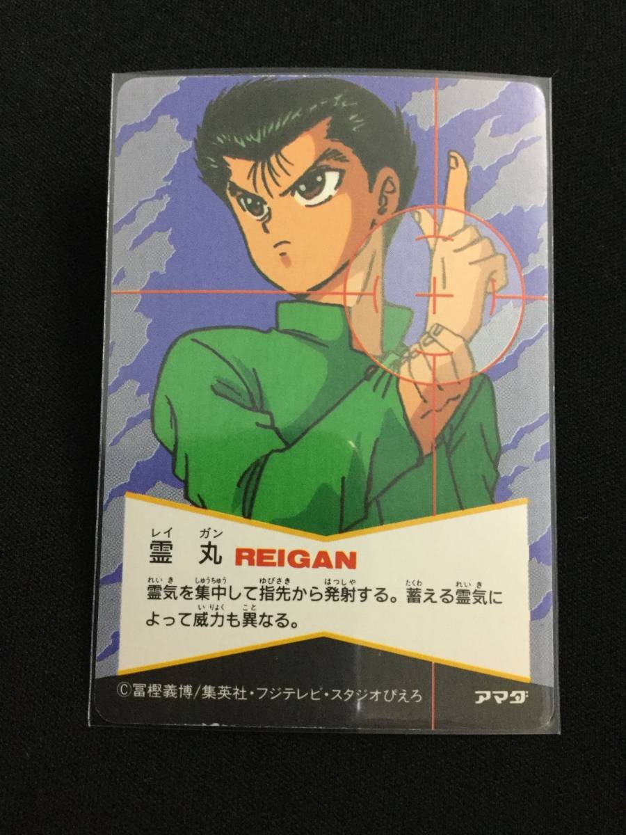 Amazon.co.jp: 当時物幽遊白書 カードダス キラ 黒龍波飛影 No.87