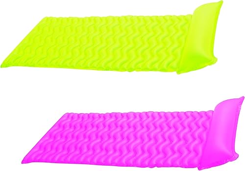 Intex Tote 'N Float Wave Mat - Tumbona inflable para piscina y playa